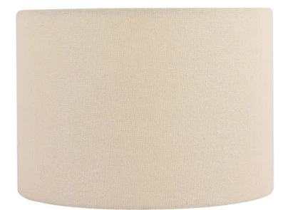 Drum Shade 10-Inch – Limestone Fabric