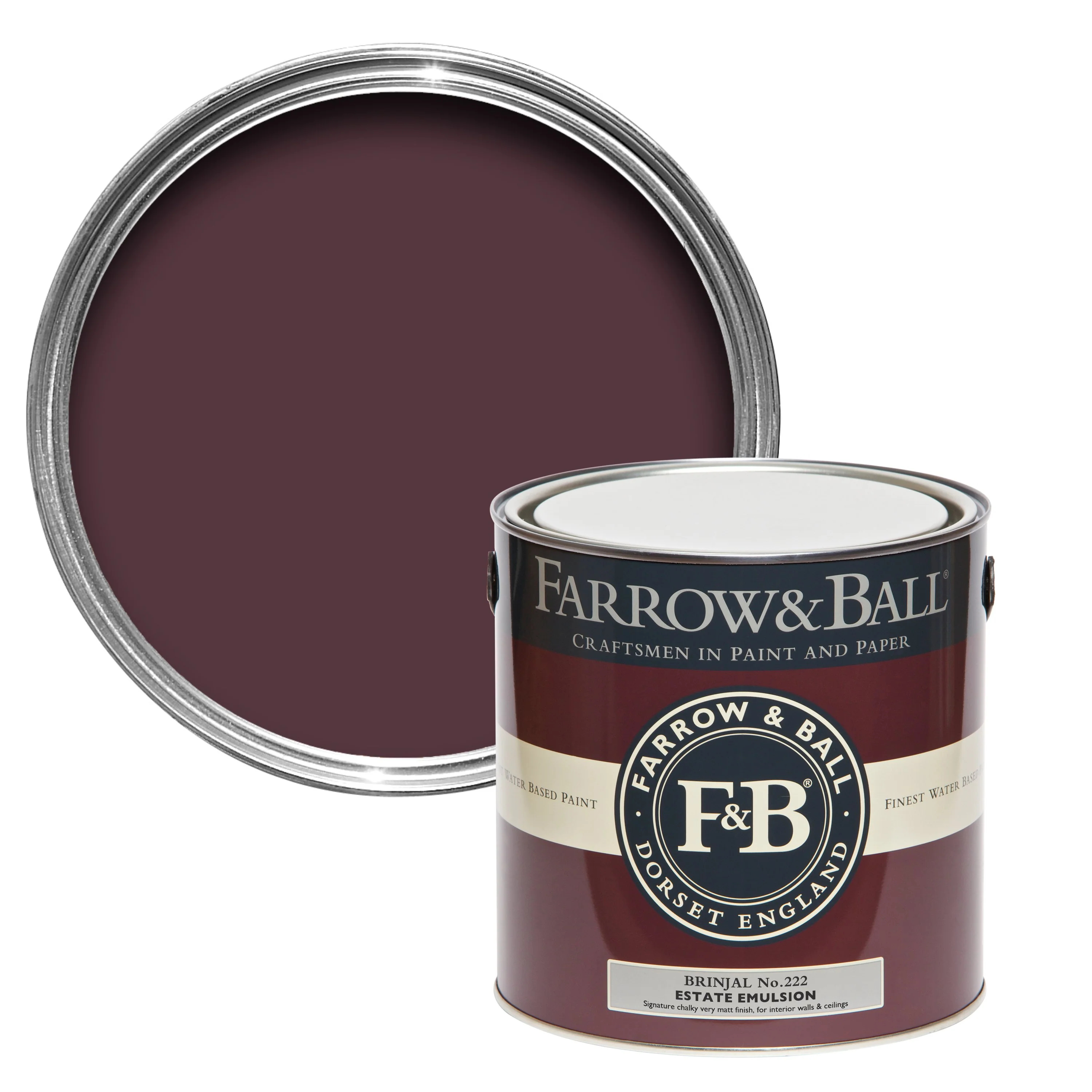Farrow & Ball 100ml Sample Pot Brinjal No.222