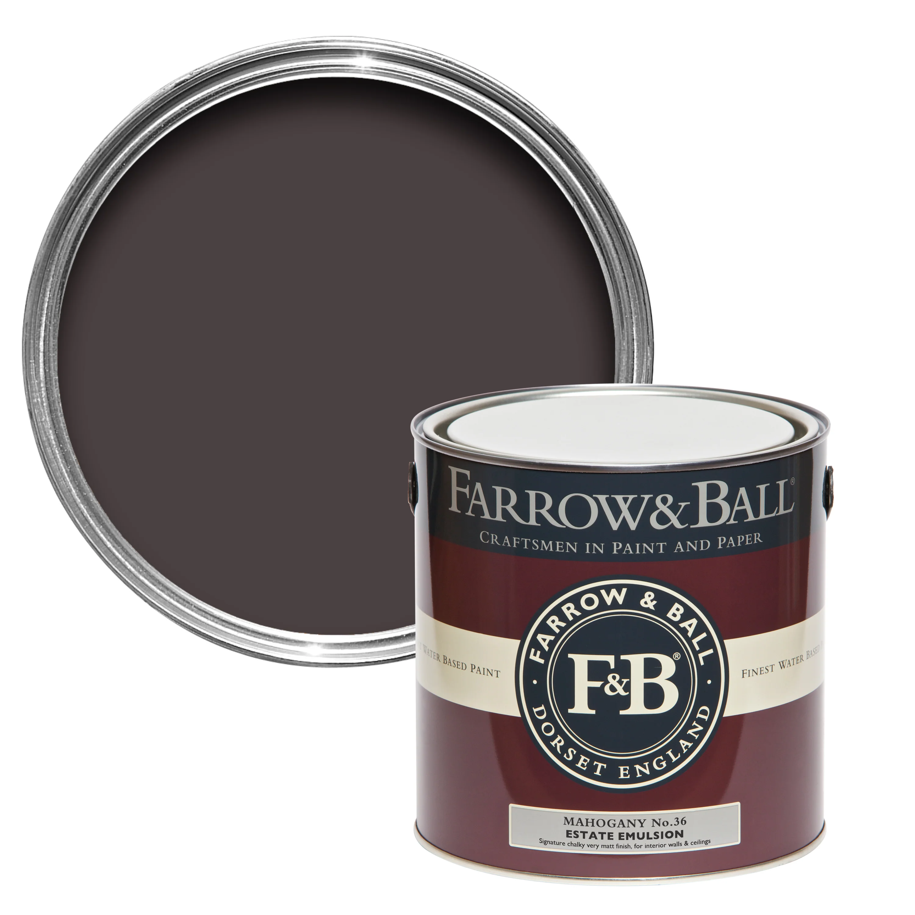 Farrow & Ball 100ml Sample Pot Mahogany No.36