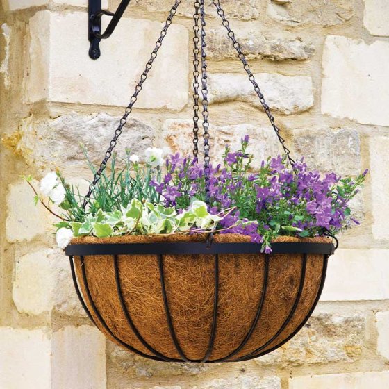 14 Inch Saxon Hanging Basket - Image 4