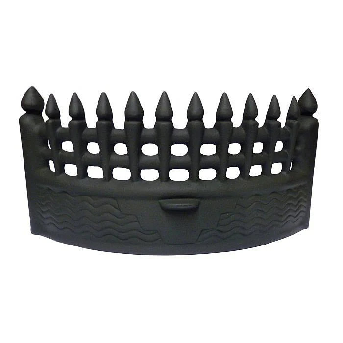Matt Black 16 Inch Cast Iron Round Fire Front Fret