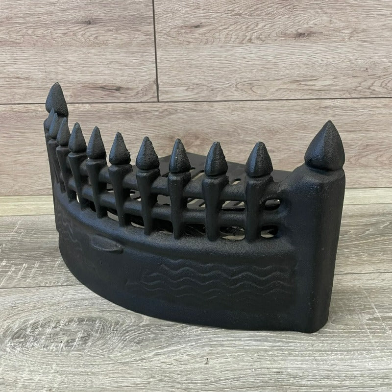 Matt Black 16 Inch Cast Iron Round Fire Front Fret - Image 2