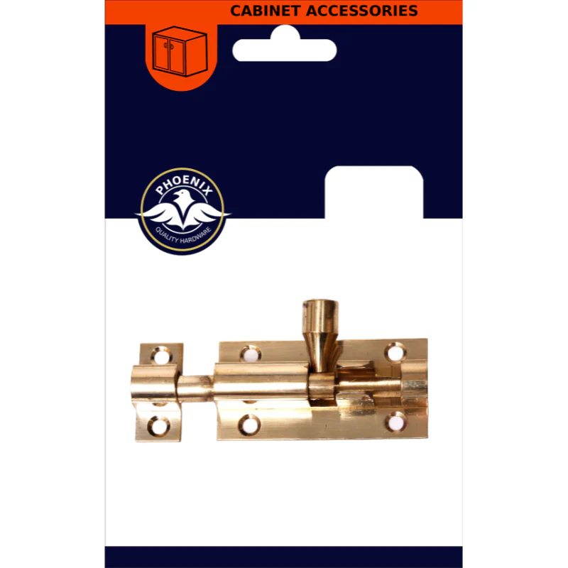 2 1/2 Inch Brass Barrel Door Bolt