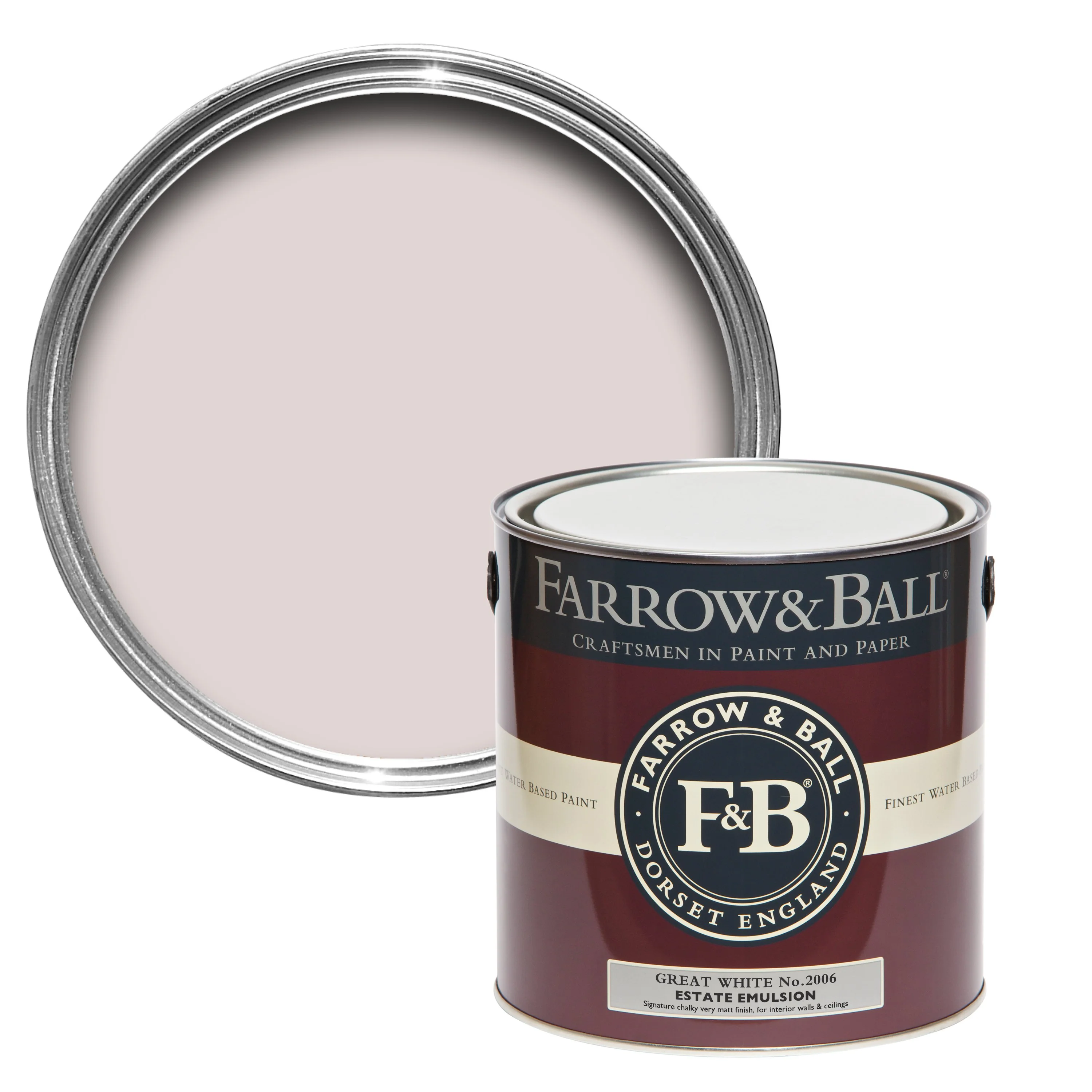 Farrow & Ball 2.5L Estate Eggshell Great White No.2006