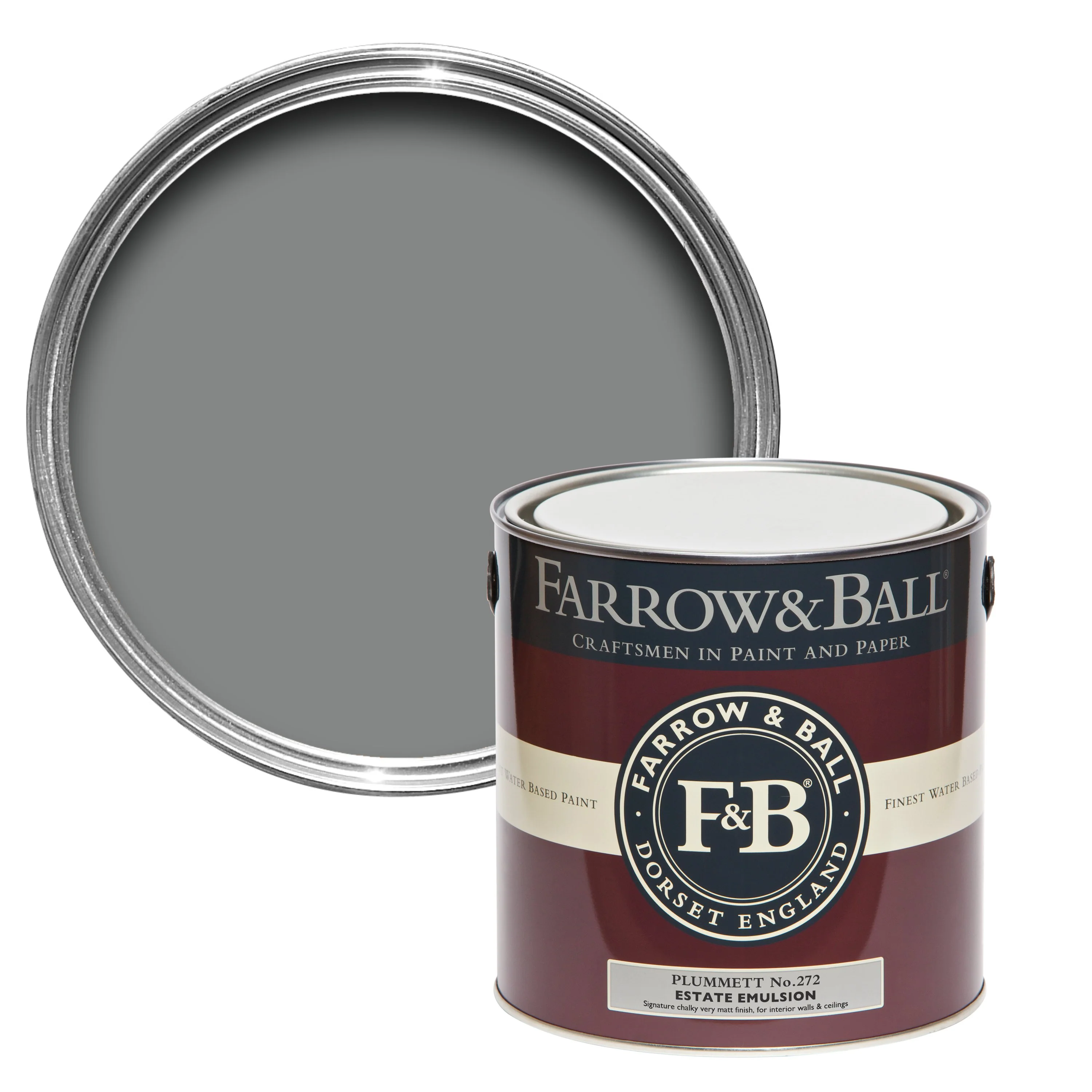 Farrow & Ball 2.5L Estate Emulsion Plummett No.272