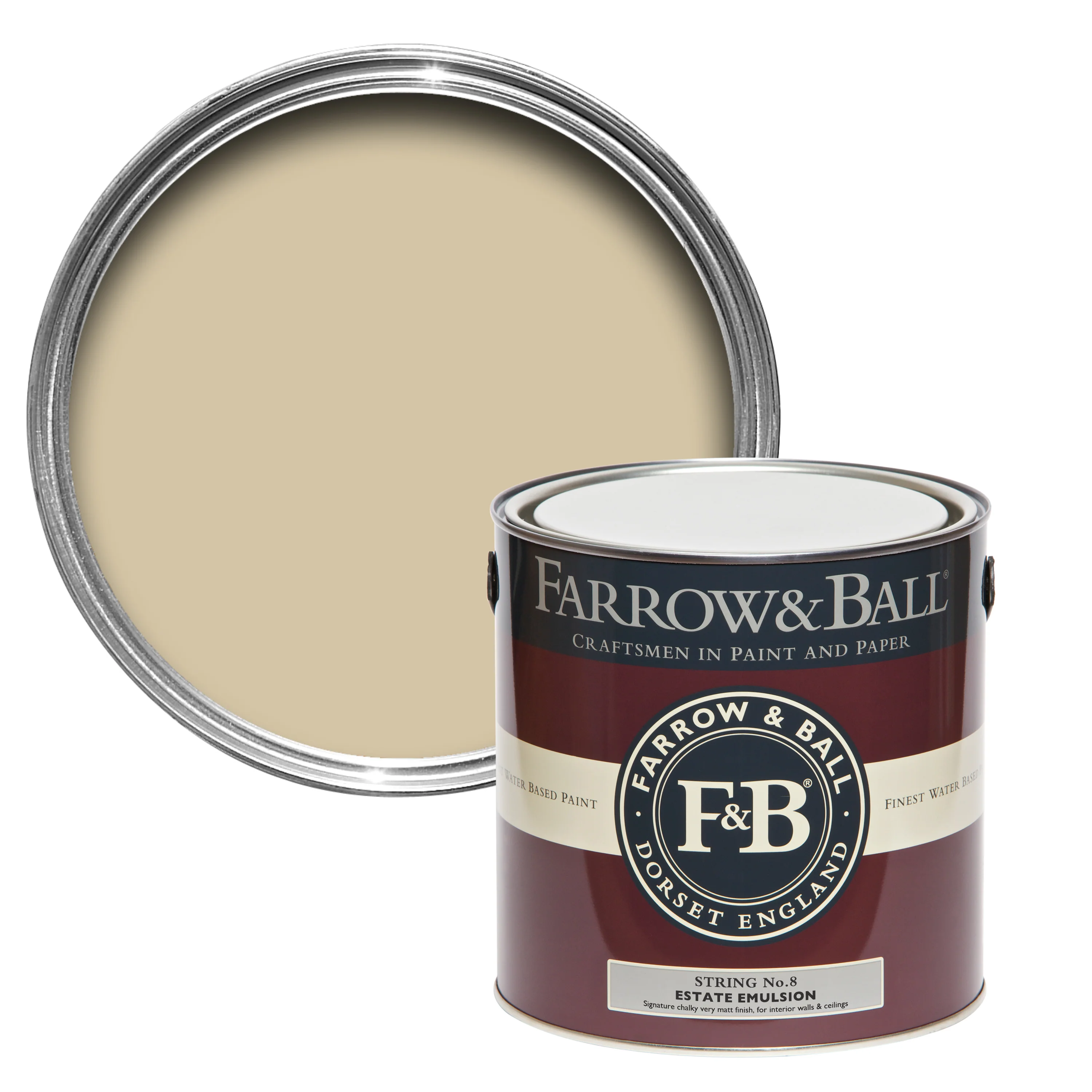 Farrow & Ball 2.5L Estate Emulsion String No.8