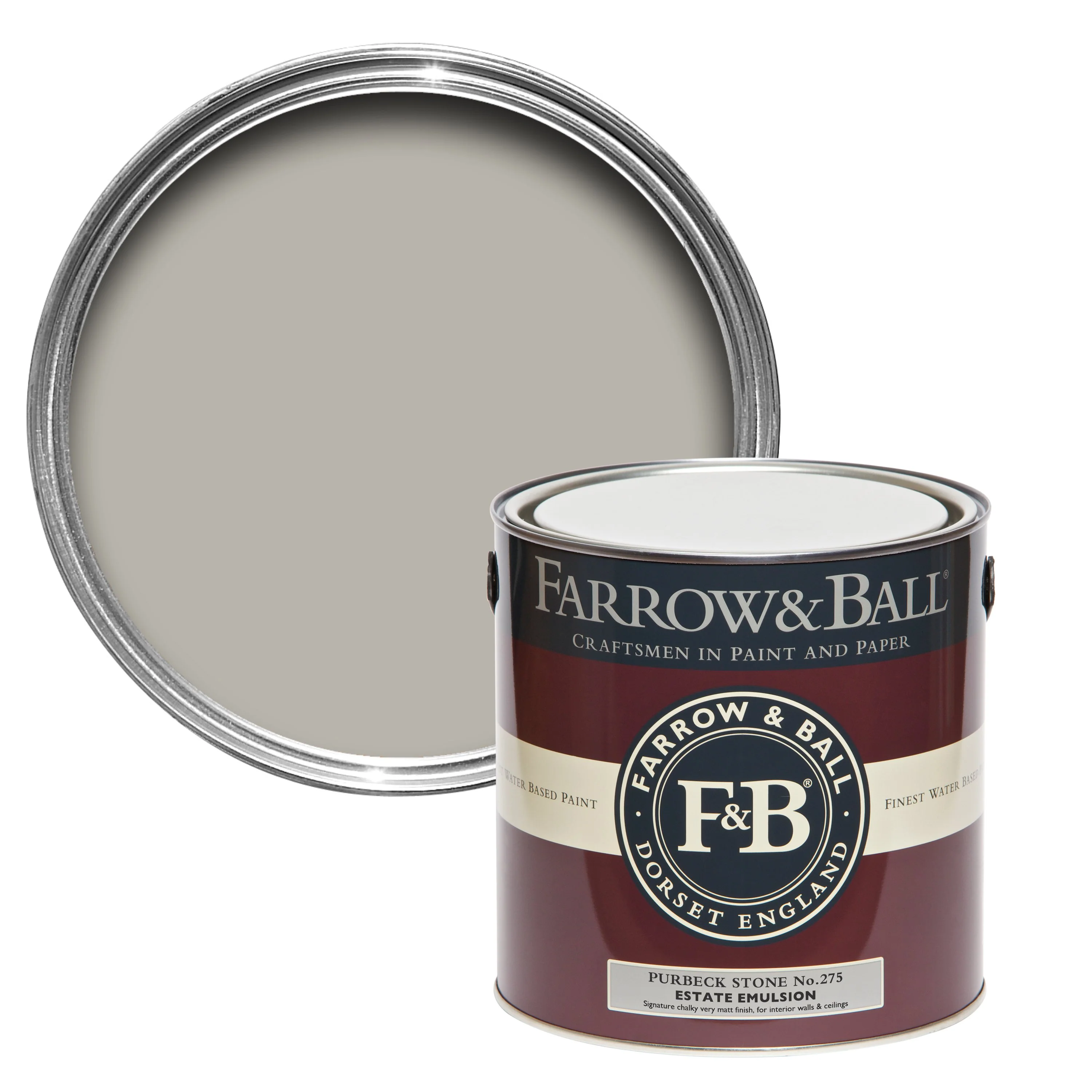 Farrow & Ball 2.5L Exterior Eggshell Purbeck Stone No.275