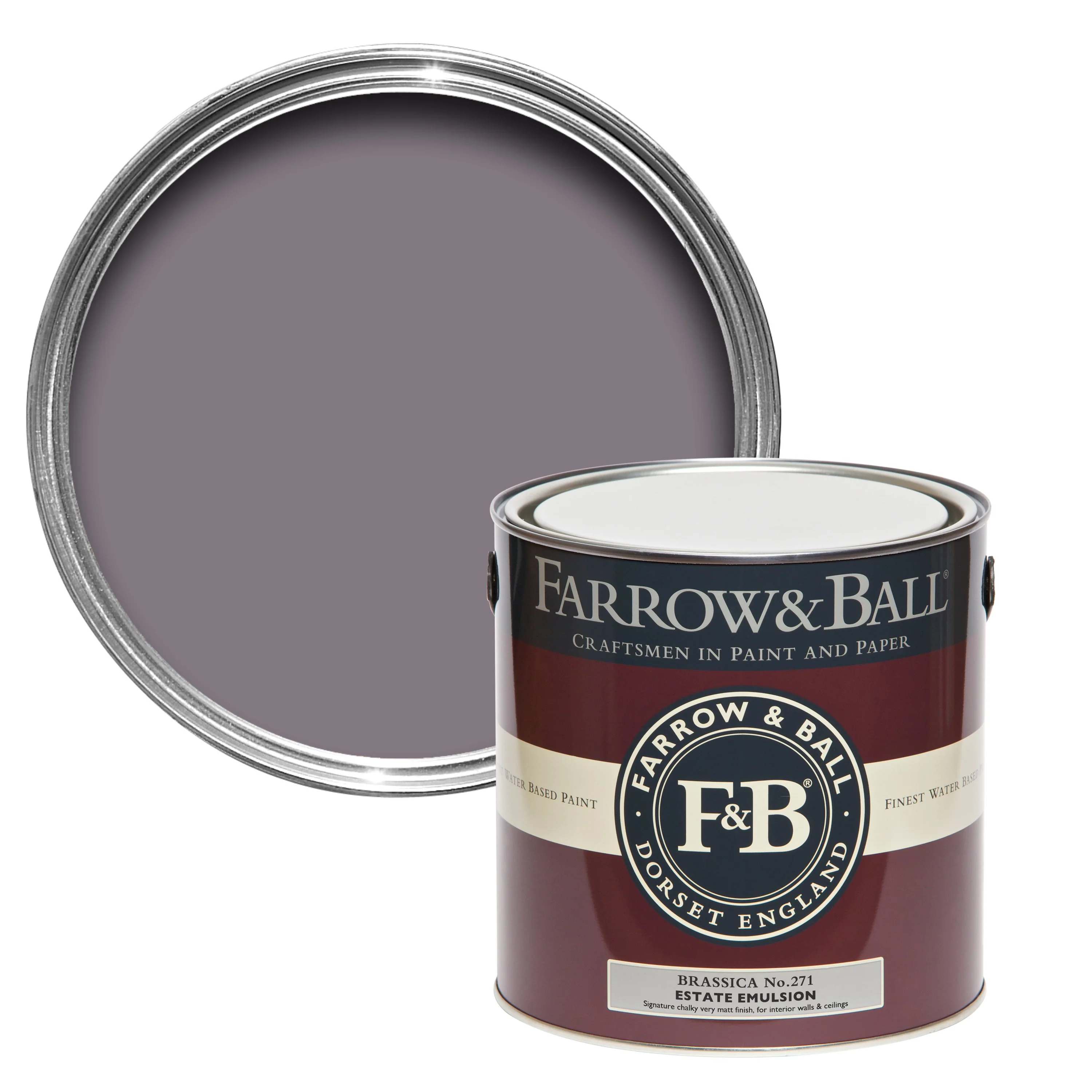 Farrow & Ball 2.5L Full Gloss Brassica No.271