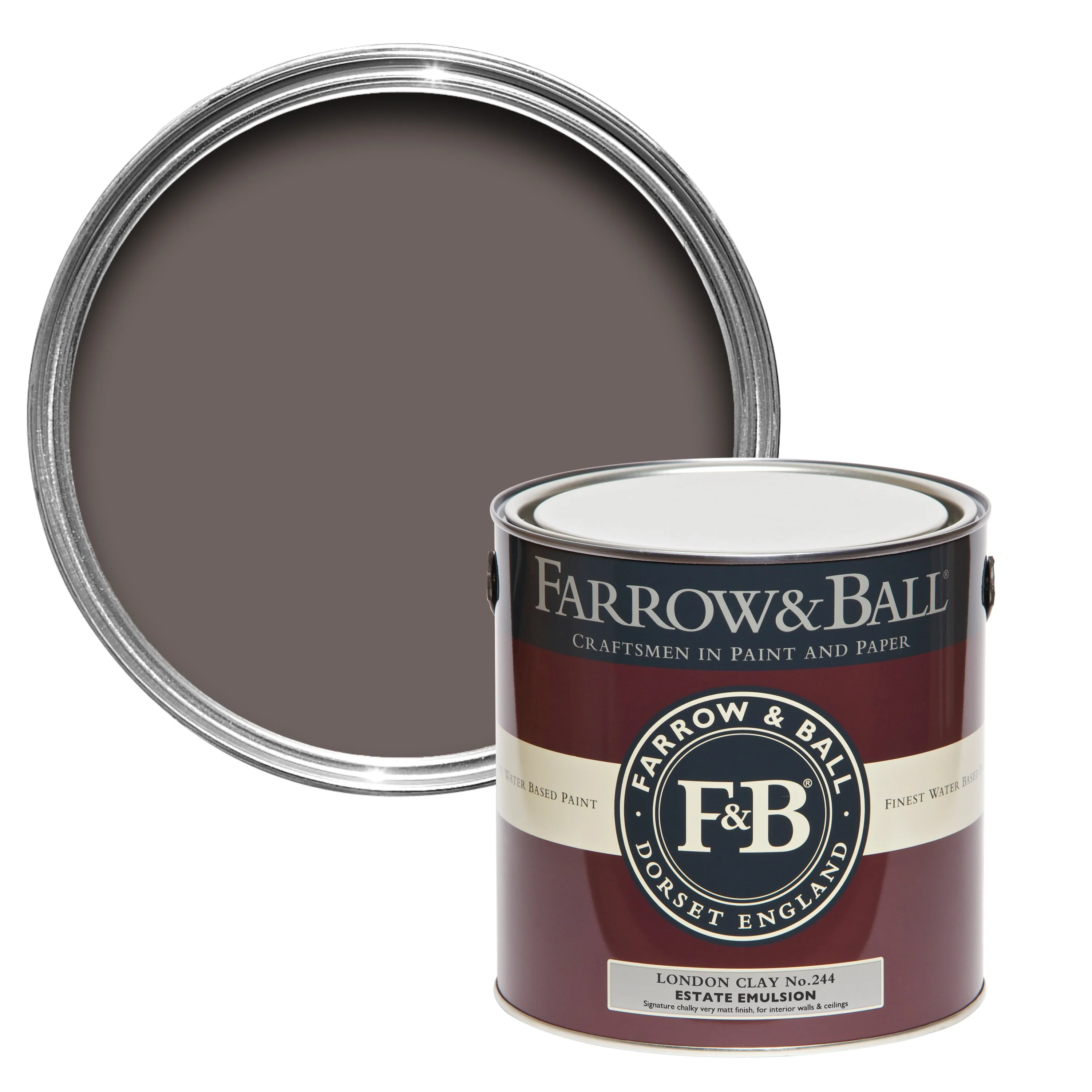 Farrow & Ball 2.5L Full Gloss London Clay No.244