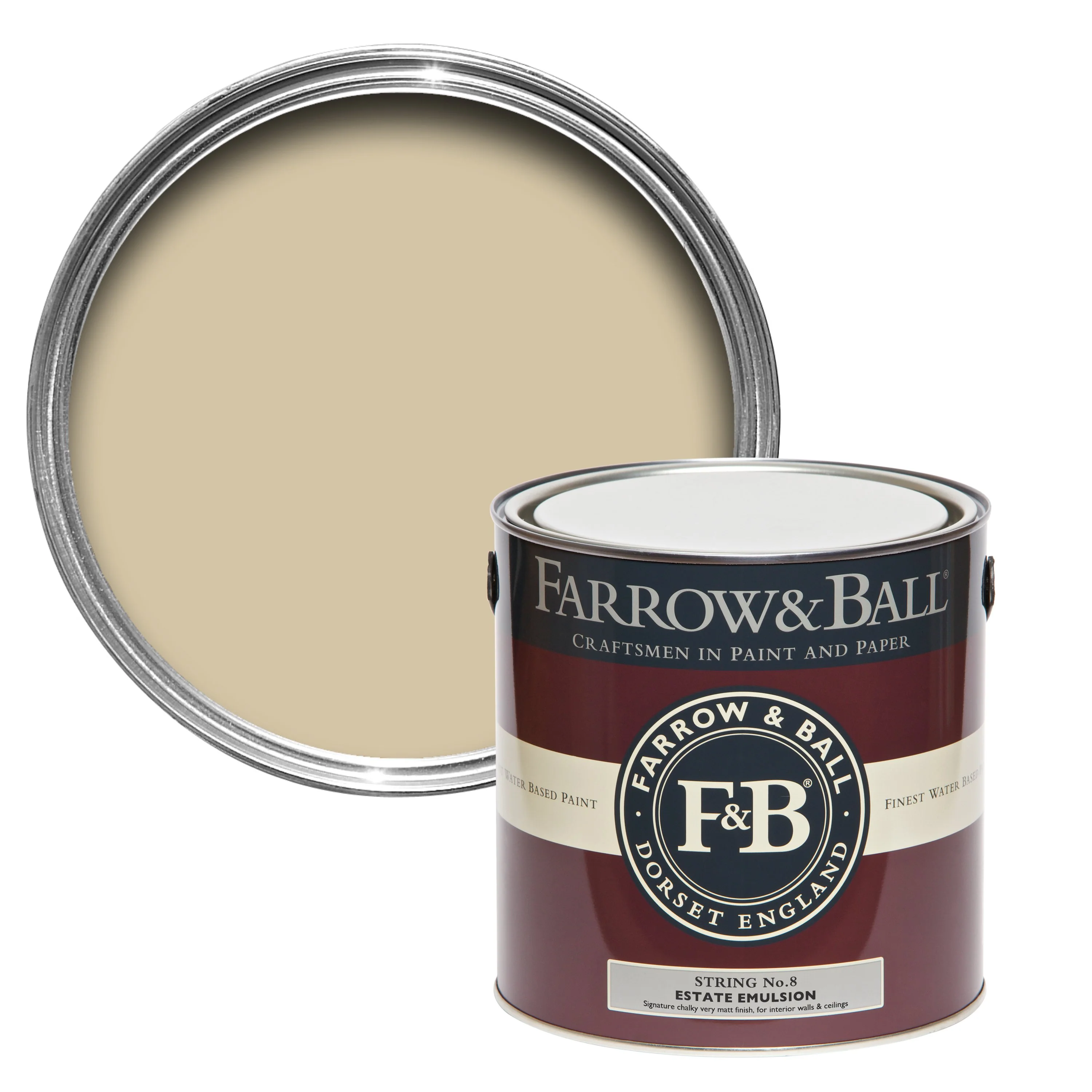 Farrow & Ball 2.5L Modern Eggshell String No.8
