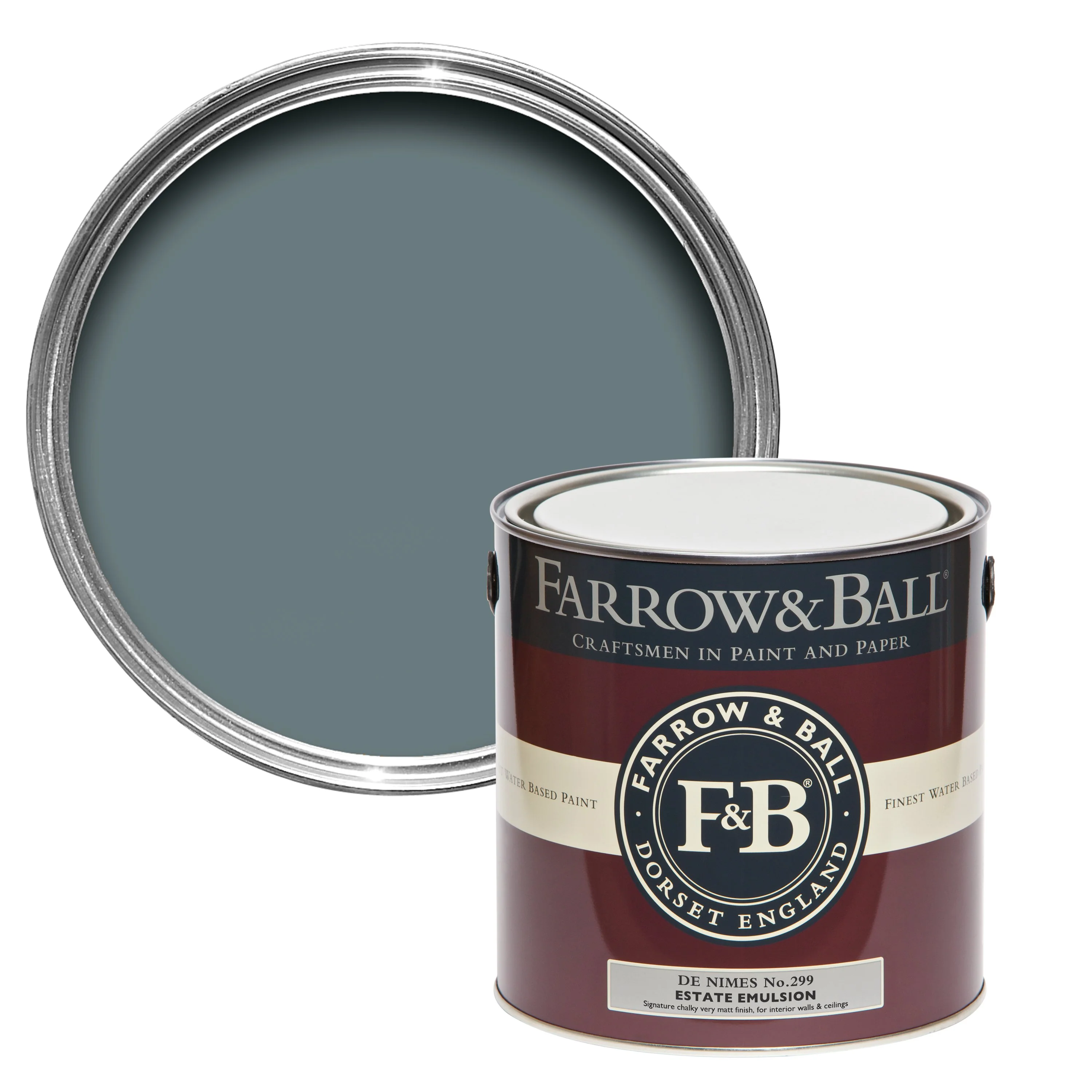 Farrow & Ball 2.5L Modern Emulsion De Nimes No.299