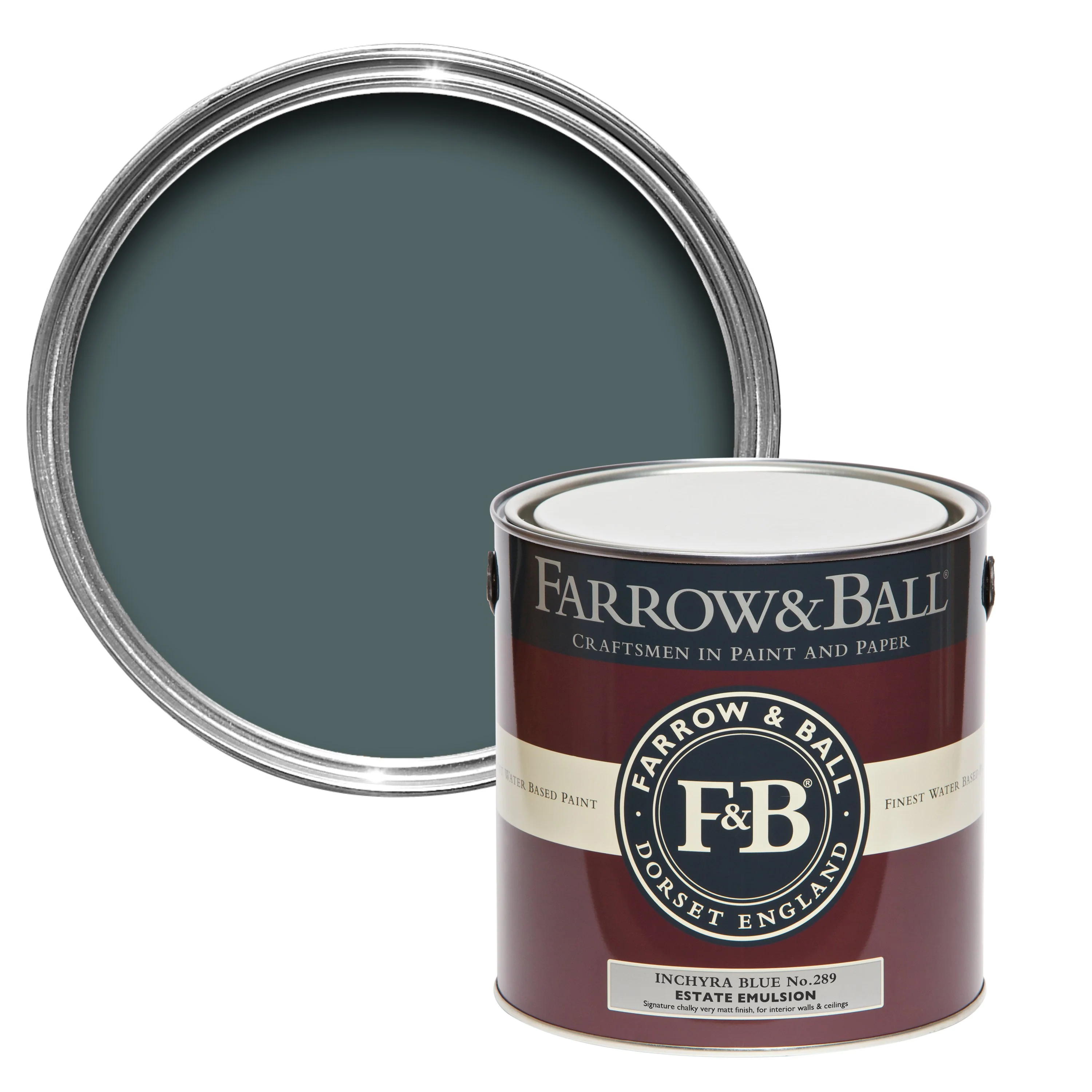 Farrow & Ball 2.5L Modern Emulsion Inchyra Blue No.289