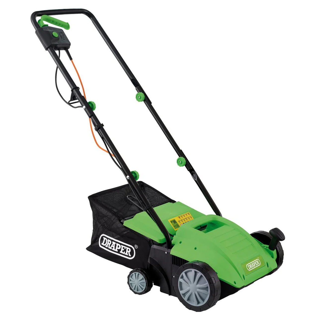 230V 2-in-1 Lawn Aerator and Scarifier, 320mm, 1500W - Image 3