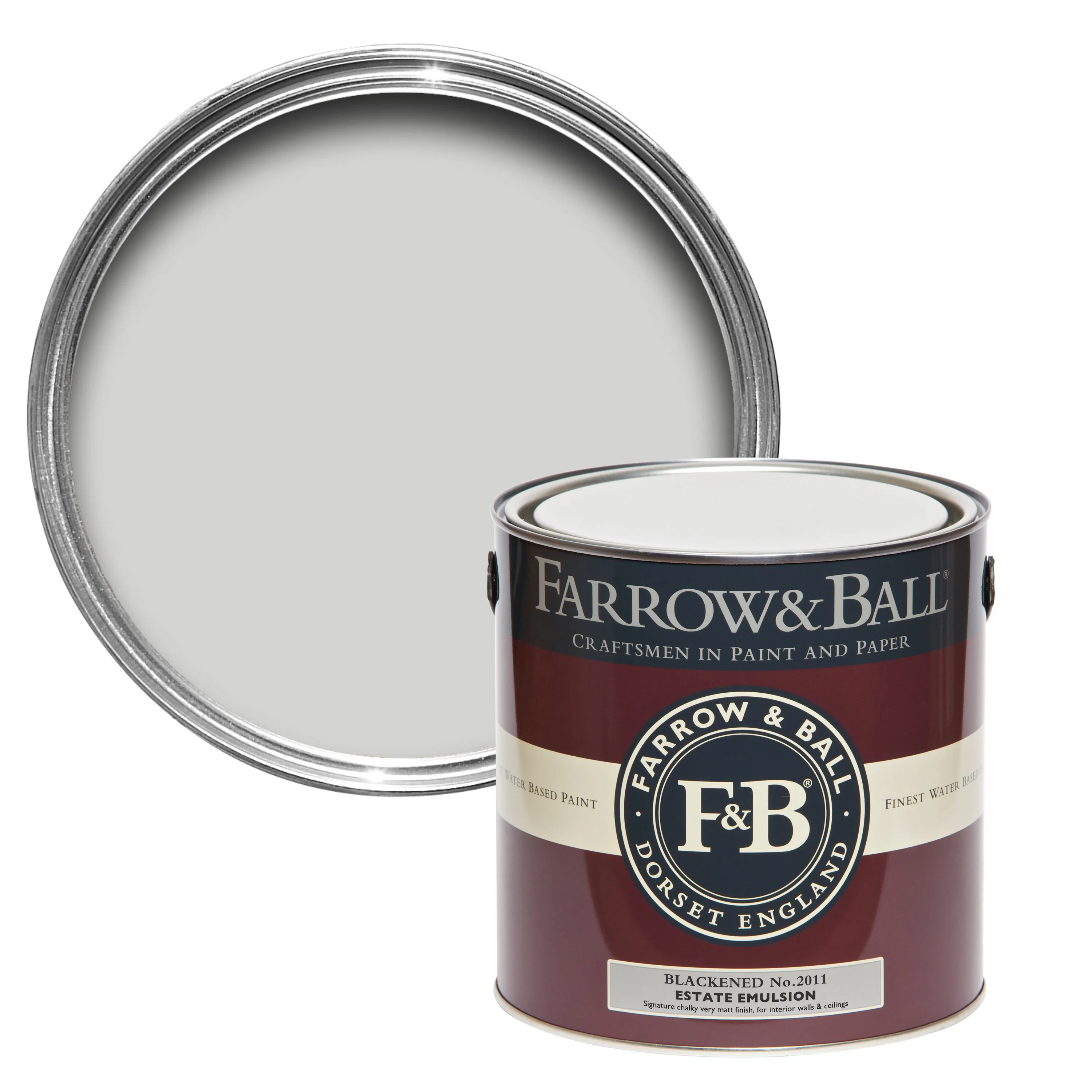 Farrow & Ball 5L Estate Eggshell Blackened No.2011
