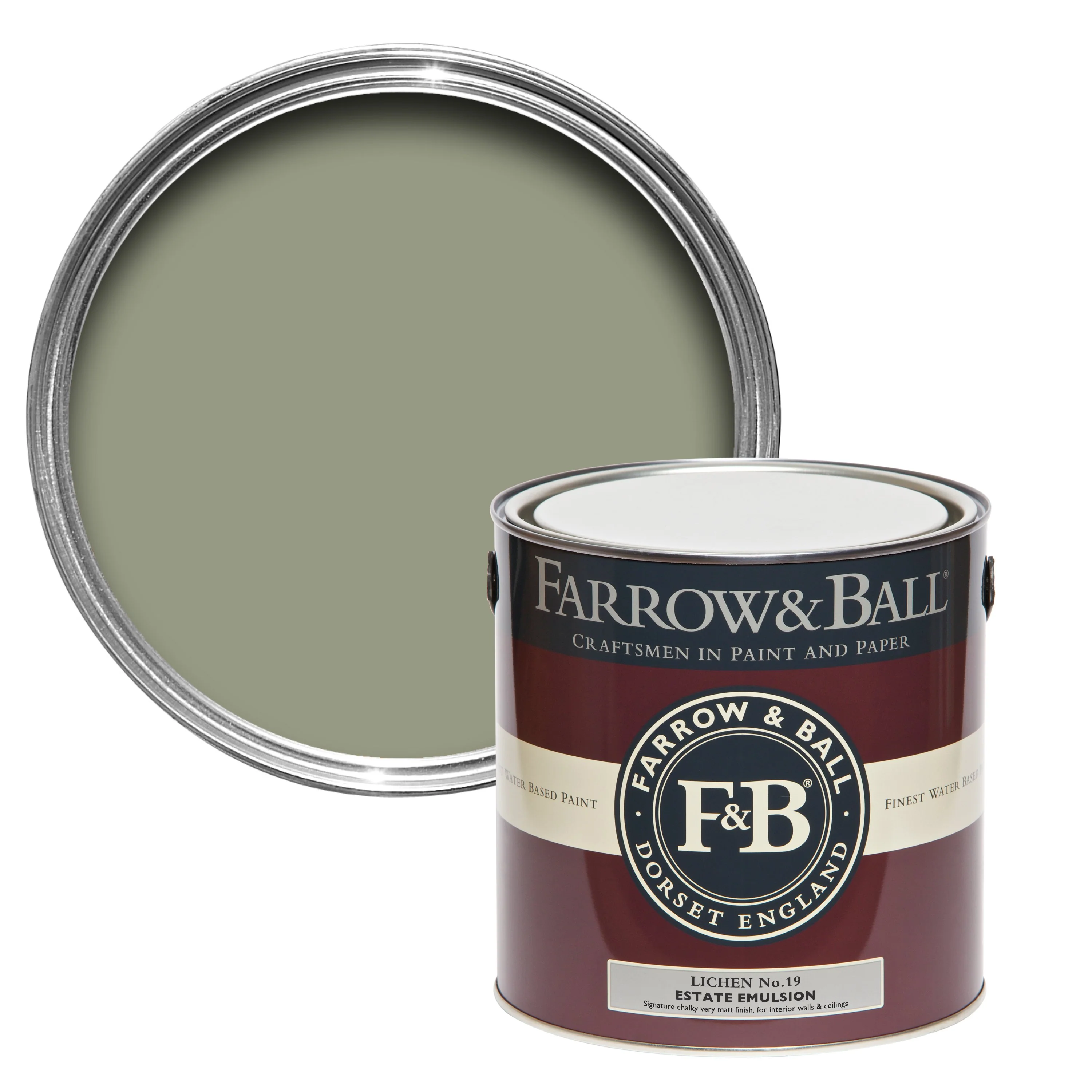 Farrow & Ball 5L Estate Eggshell Lichen No.19