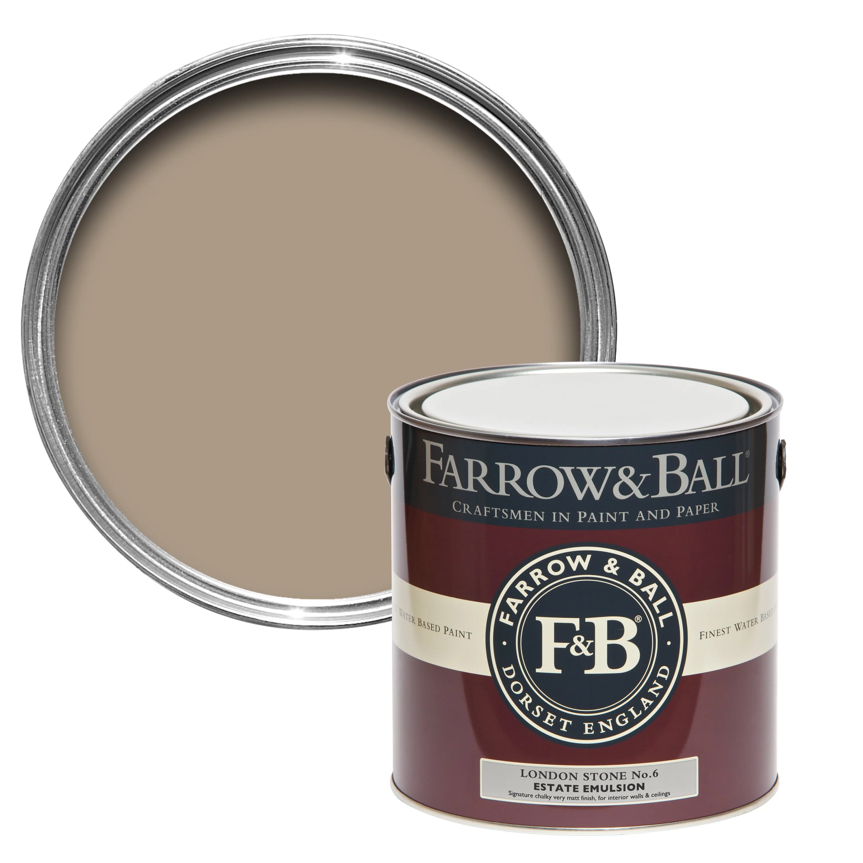 Farrow & Ball 5L Estate Eggshell London Stone No.6