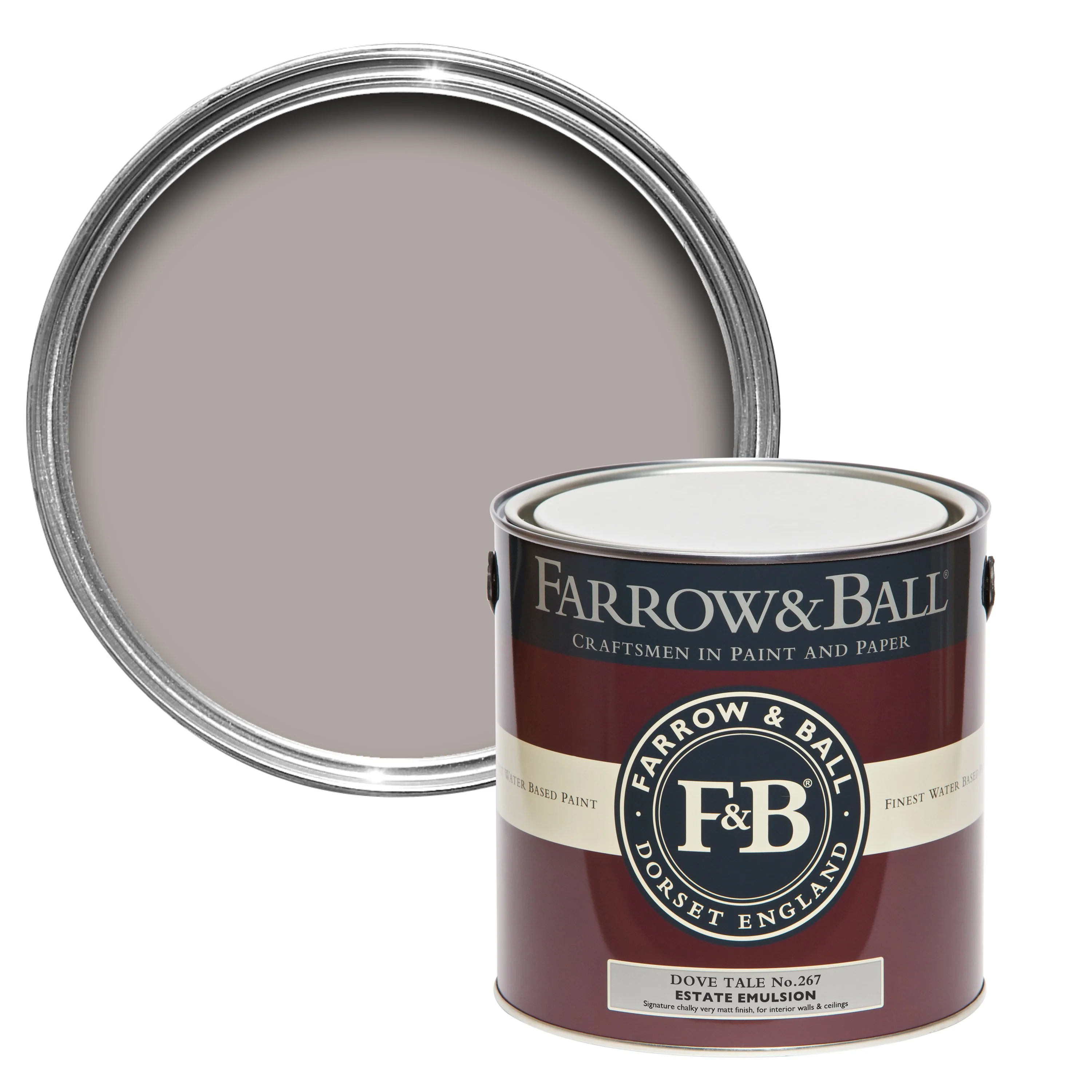 Farrow & Ball 5L Estate Emulsion Dove Tale No.267