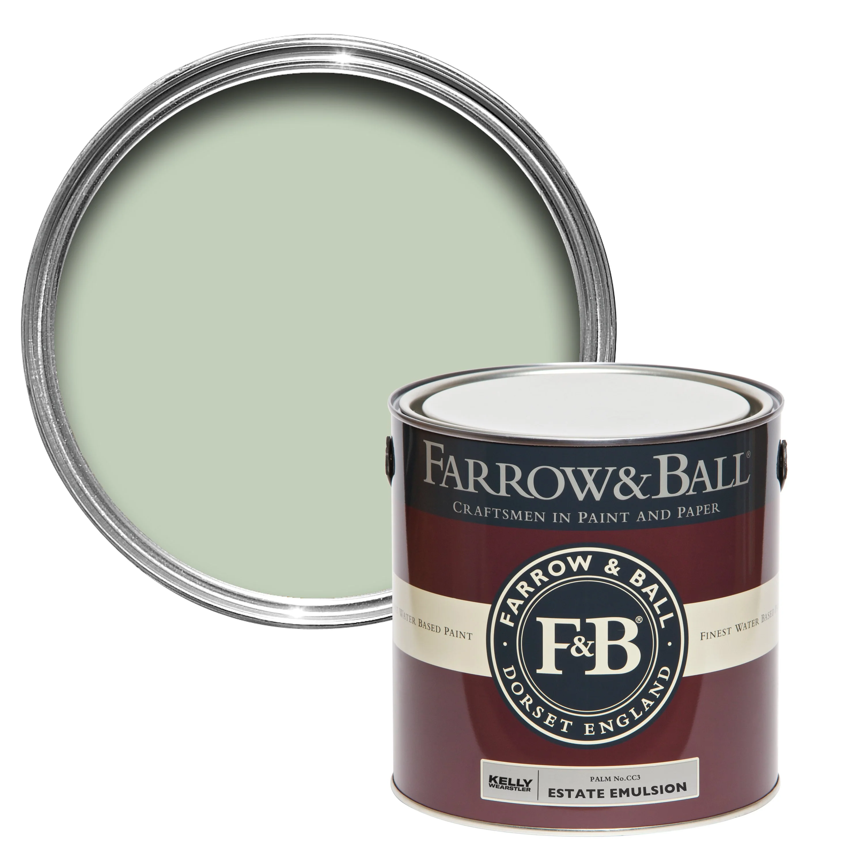 Farrow & Ball 5L Estate Emulsion Palm No.CC4