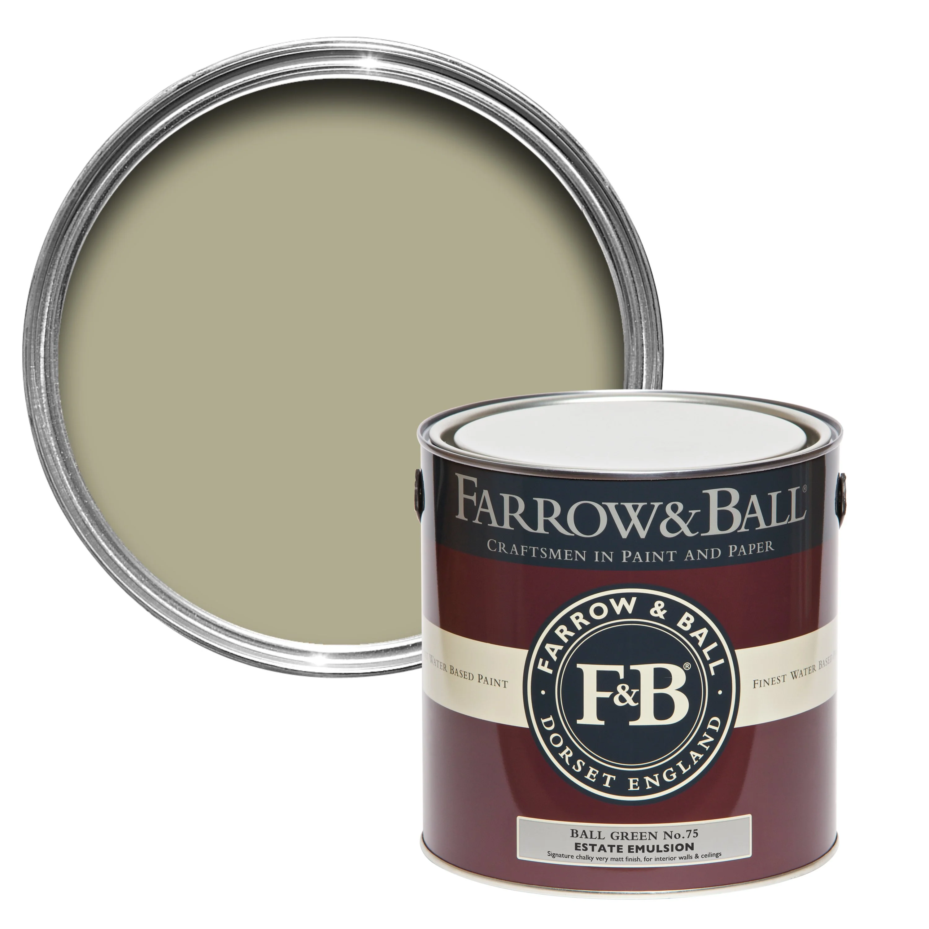 Farrow & Ball 5L Exterior Masonry Ball Green No.75