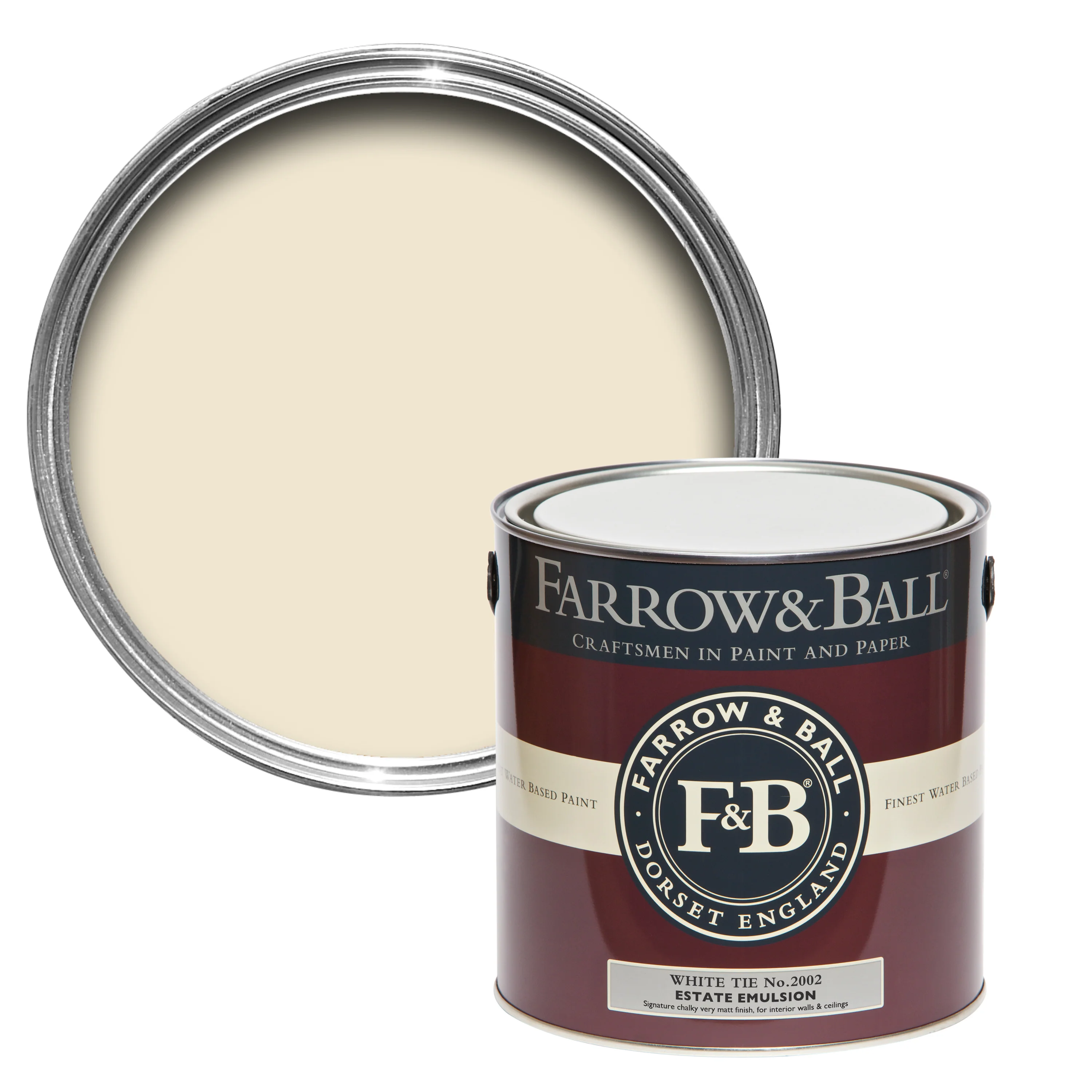 Farrow & Ball 5L Exterior Masonry White Tie No.2002