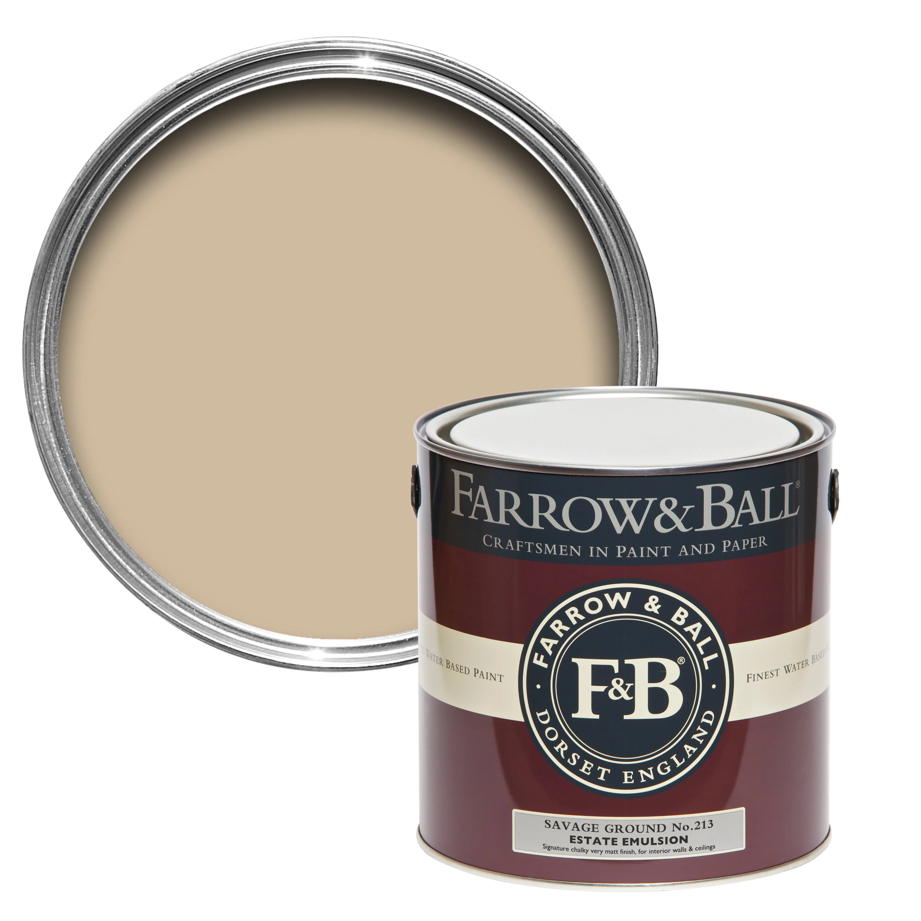 Farrow & Ball 5L Modern Eggshell Savage Ground No.213