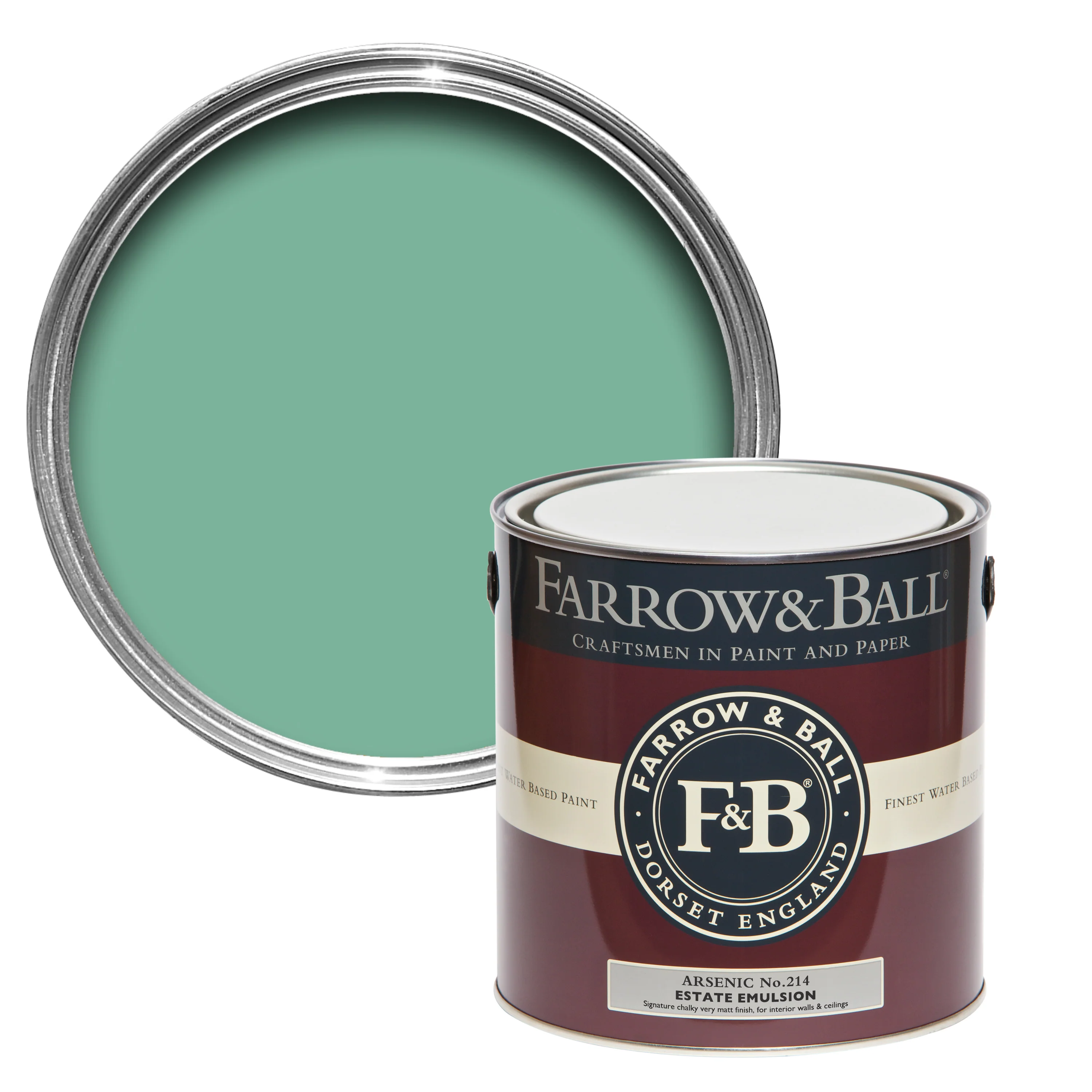 Farrow & Ball 5L Modern Emulsion Arsenic No.214