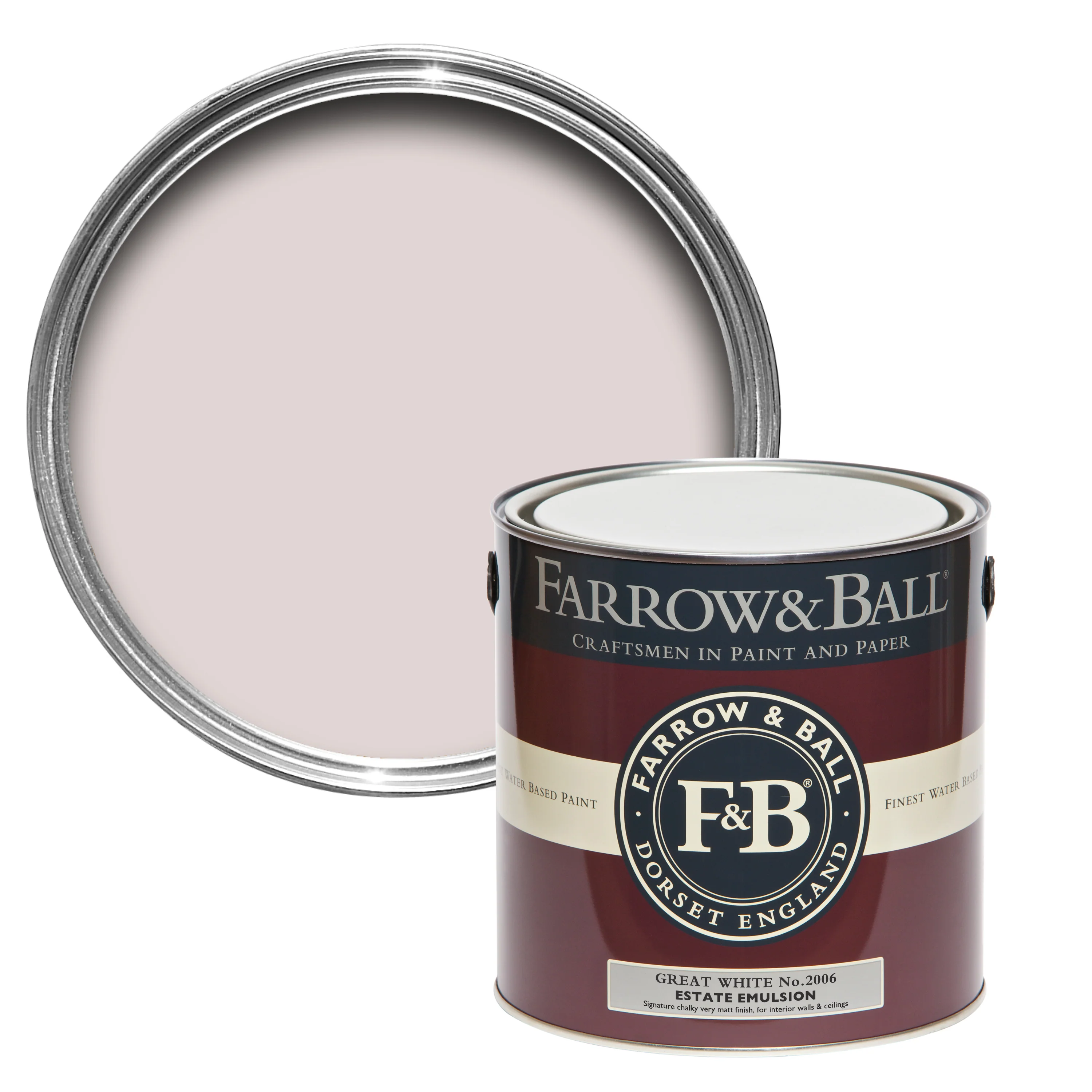 Farrow & Ball 5L Modern Emulsion Great White No.2006