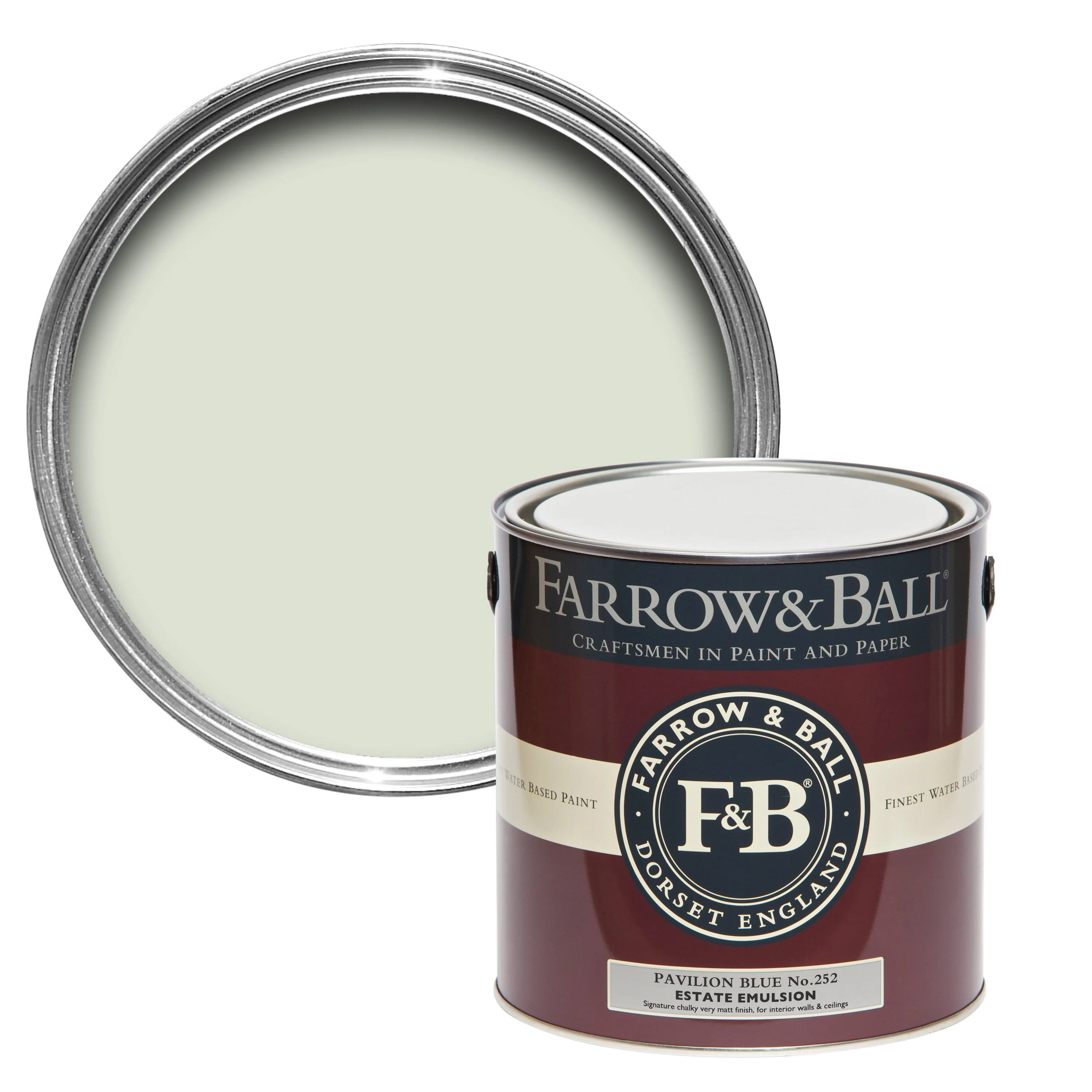 Farrow & Ball 5L Modern Emulsion Pavilion Blue No.252