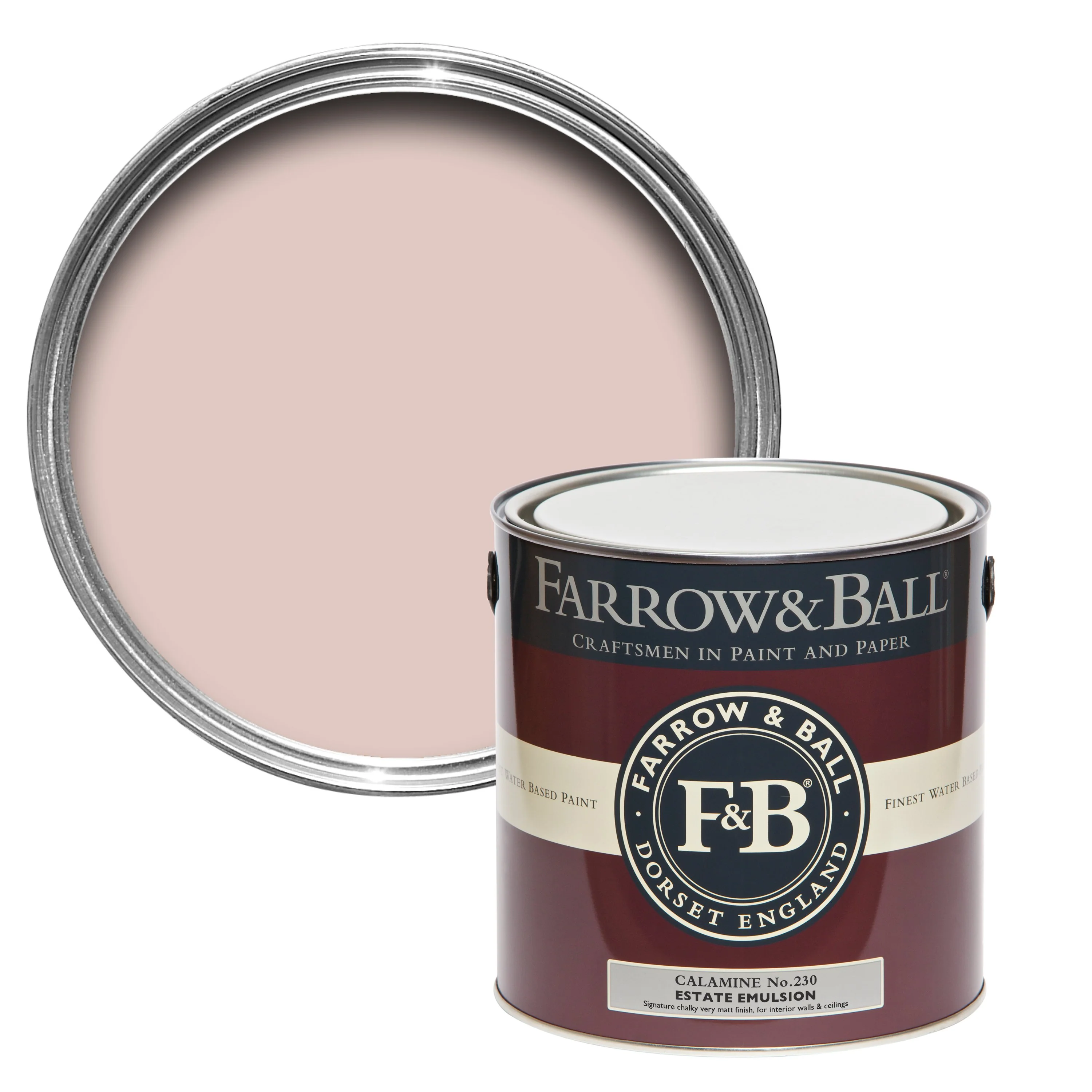 Farrow & Ball 750ml Estate Eggshell Calamine No.230