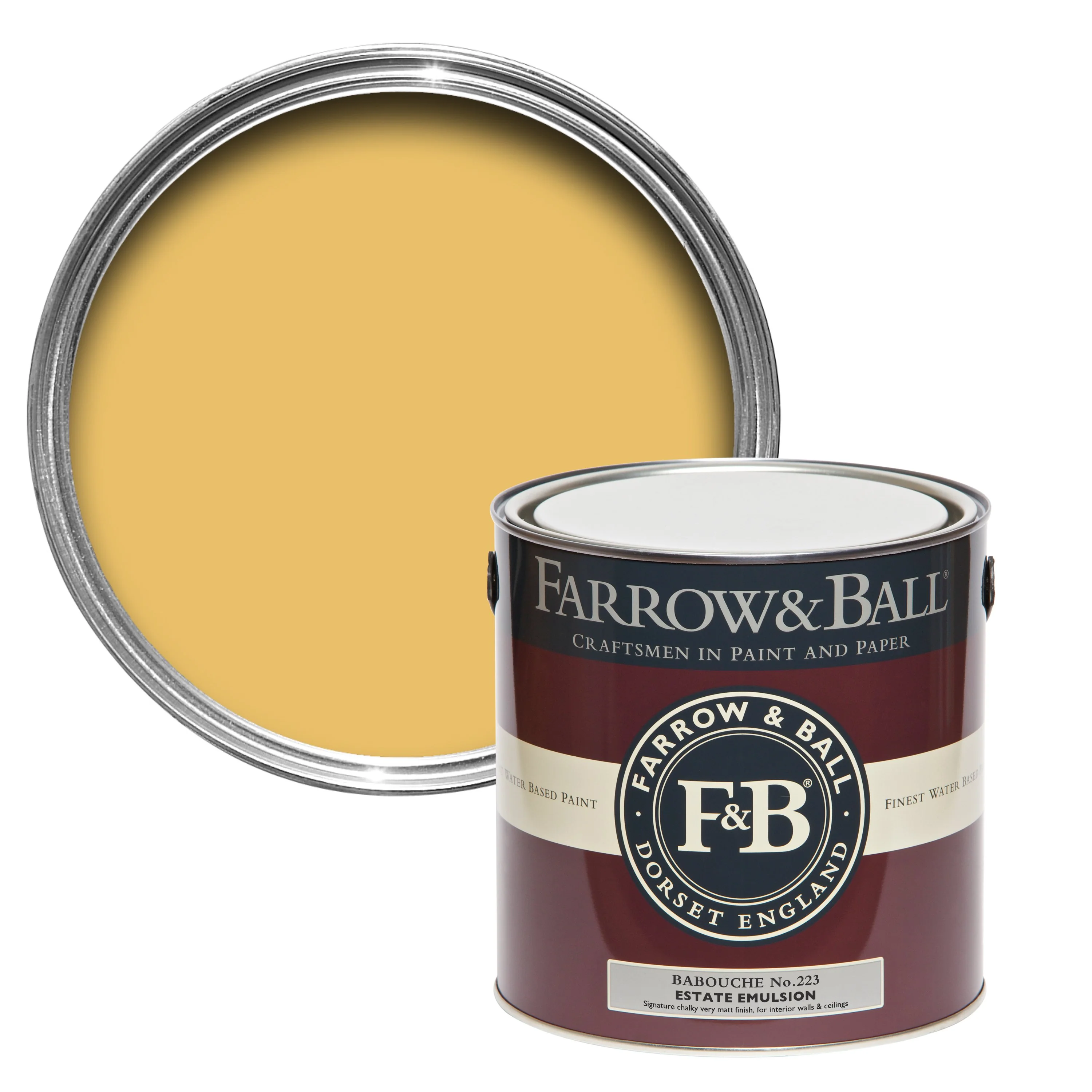 Farrow & Ball 750ml Exterior Eggshell Babouche No.223