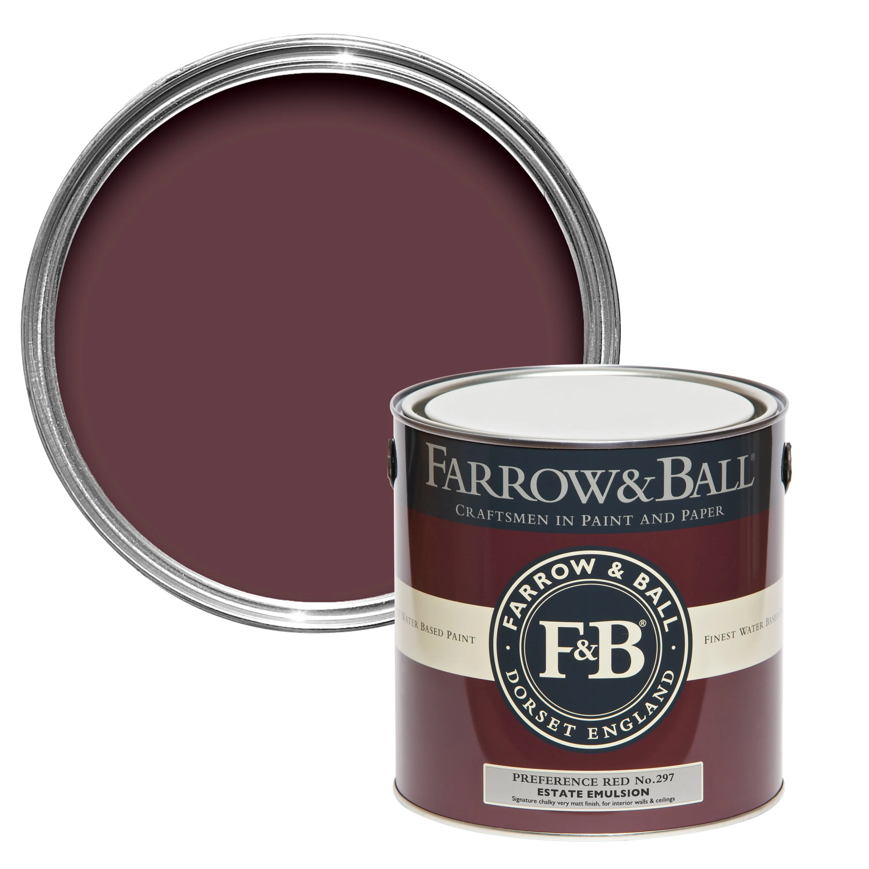 Farrow & Ball 750ml Exterior Eggshell Preference Red No.297
