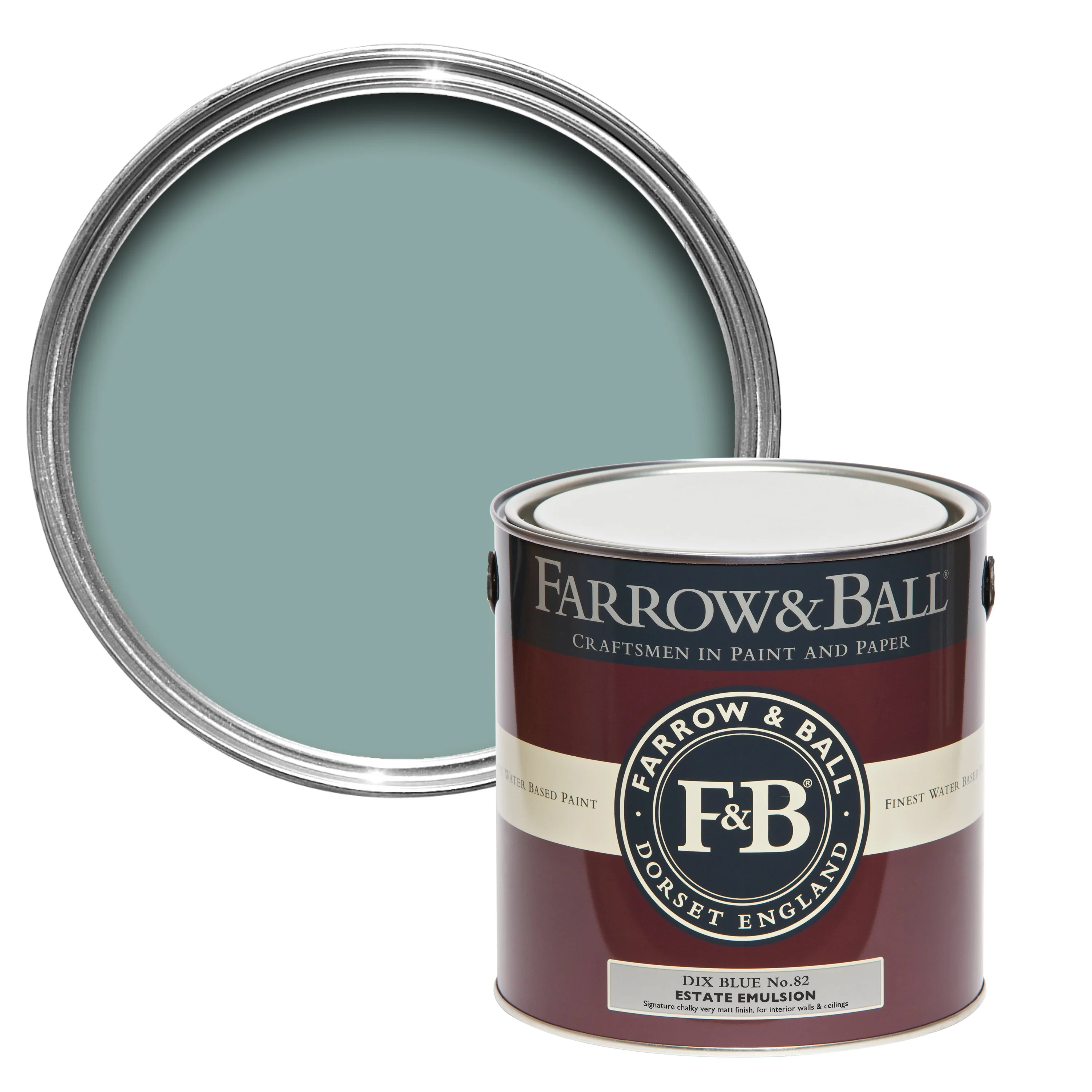 Farrow & Ball 750ml Full Gloss Dix Blue No.82