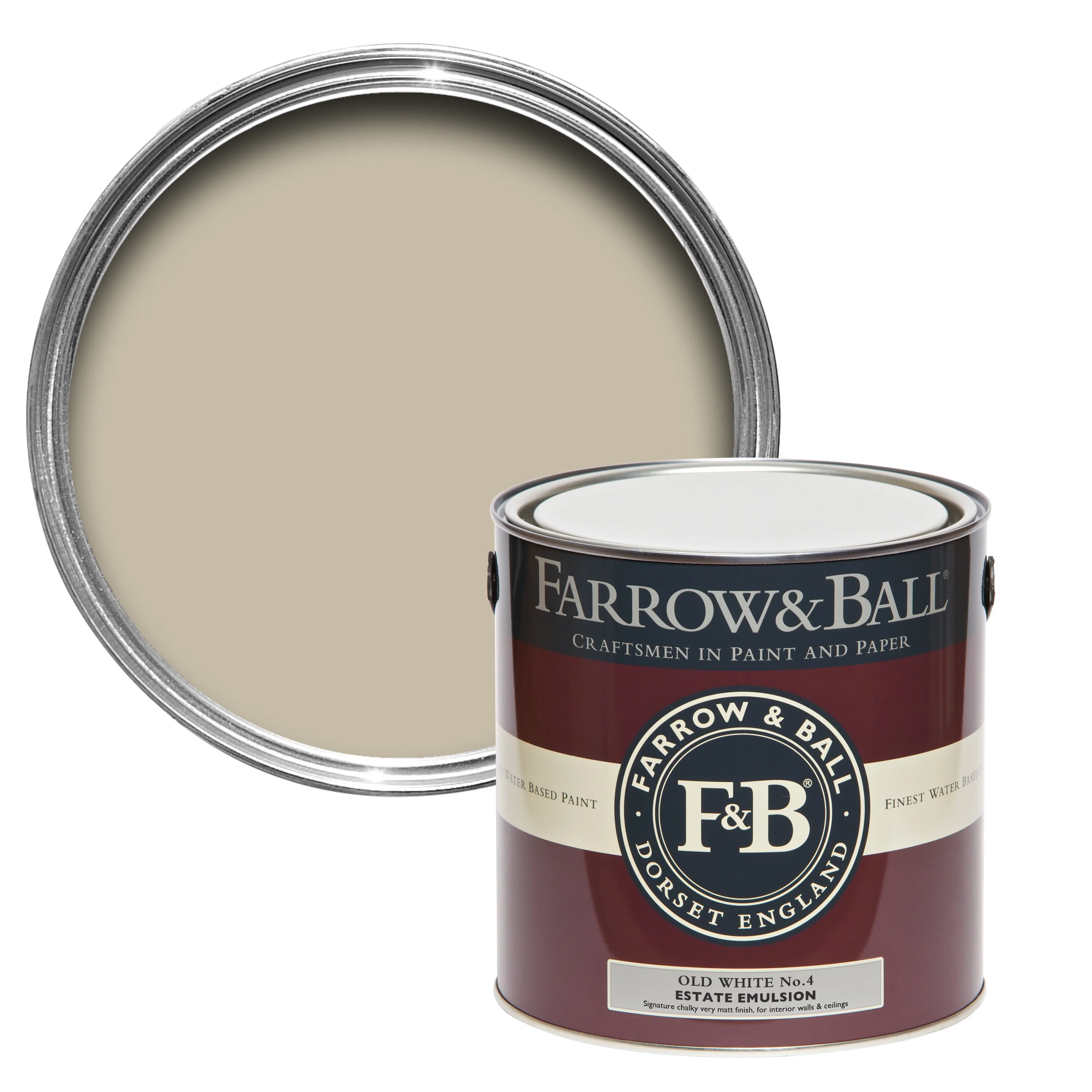 Farrow & Ball 750ml Full Gloss Old White No.4