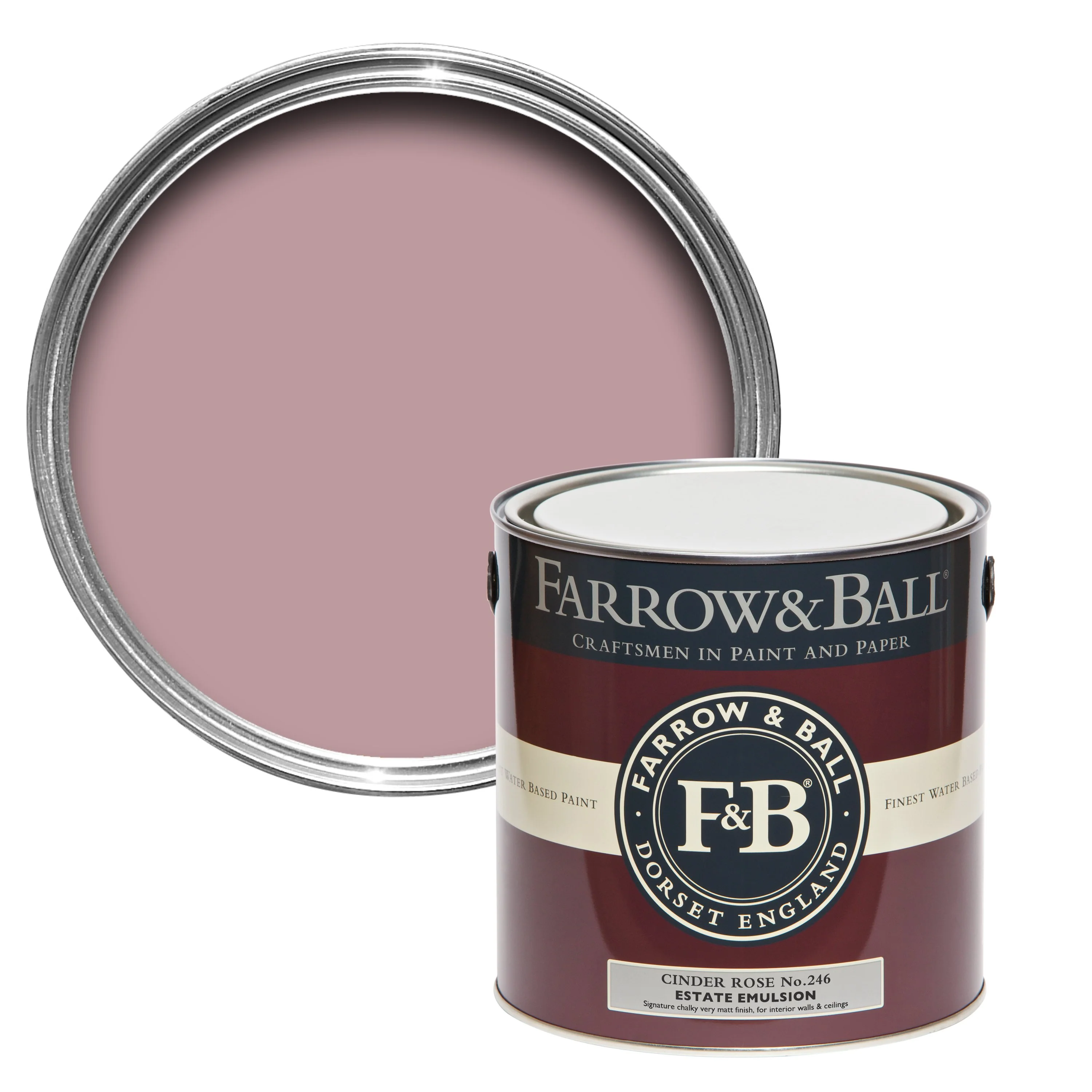 Farrow & Ball 750ml Modern Eggshell Cinder Rose No.246