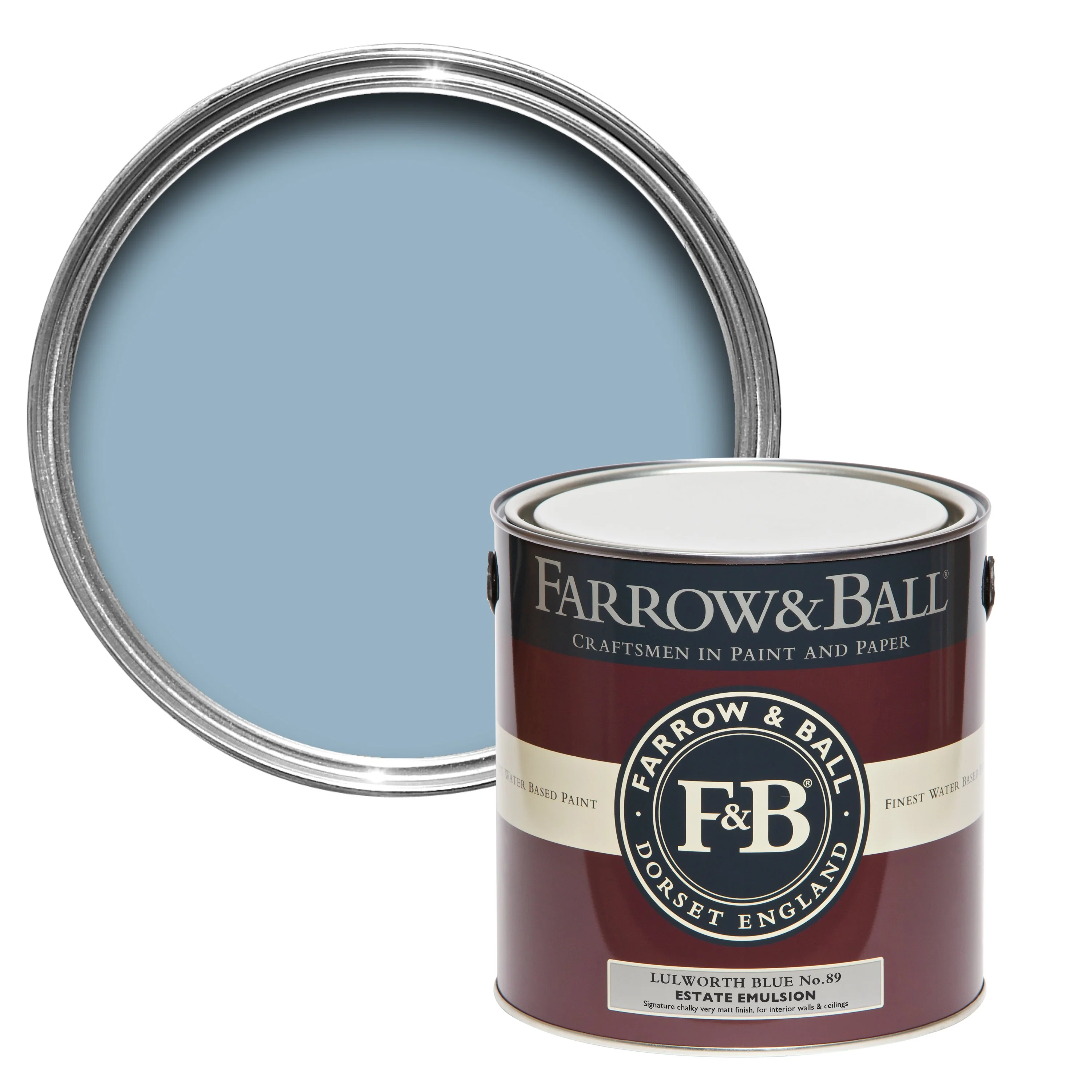 Farrow & Ball 750ml Modern Eggshell Lulworth Blue No.89