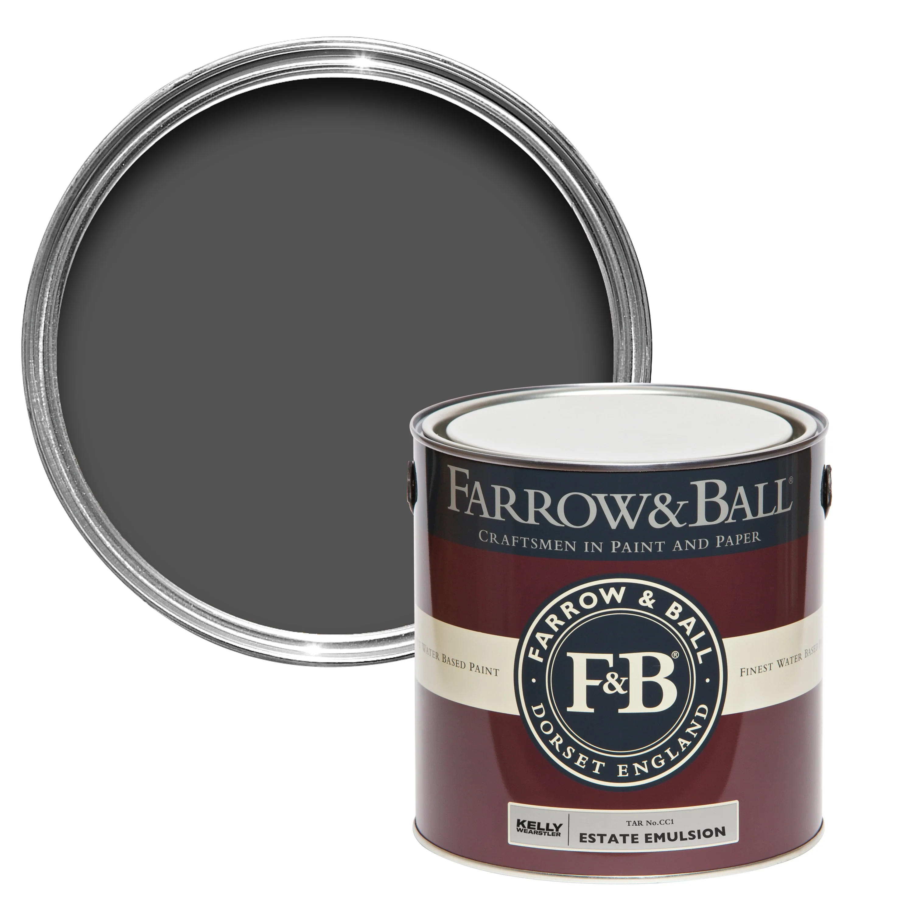 Farrow & Ball 750ml Modern Eggshell Tar No.CC1