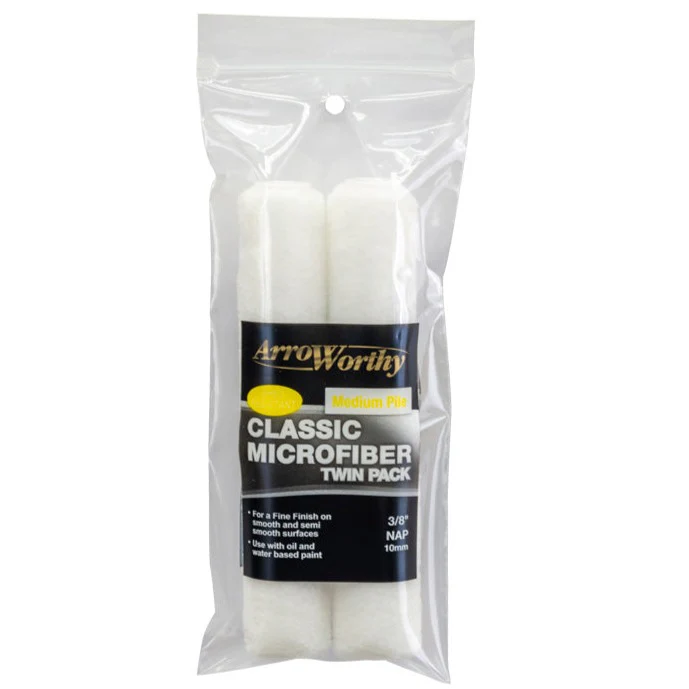 ArroWorthy Classic Mini Roller Sleeves 6.5 Inch Pack of 2 Medium