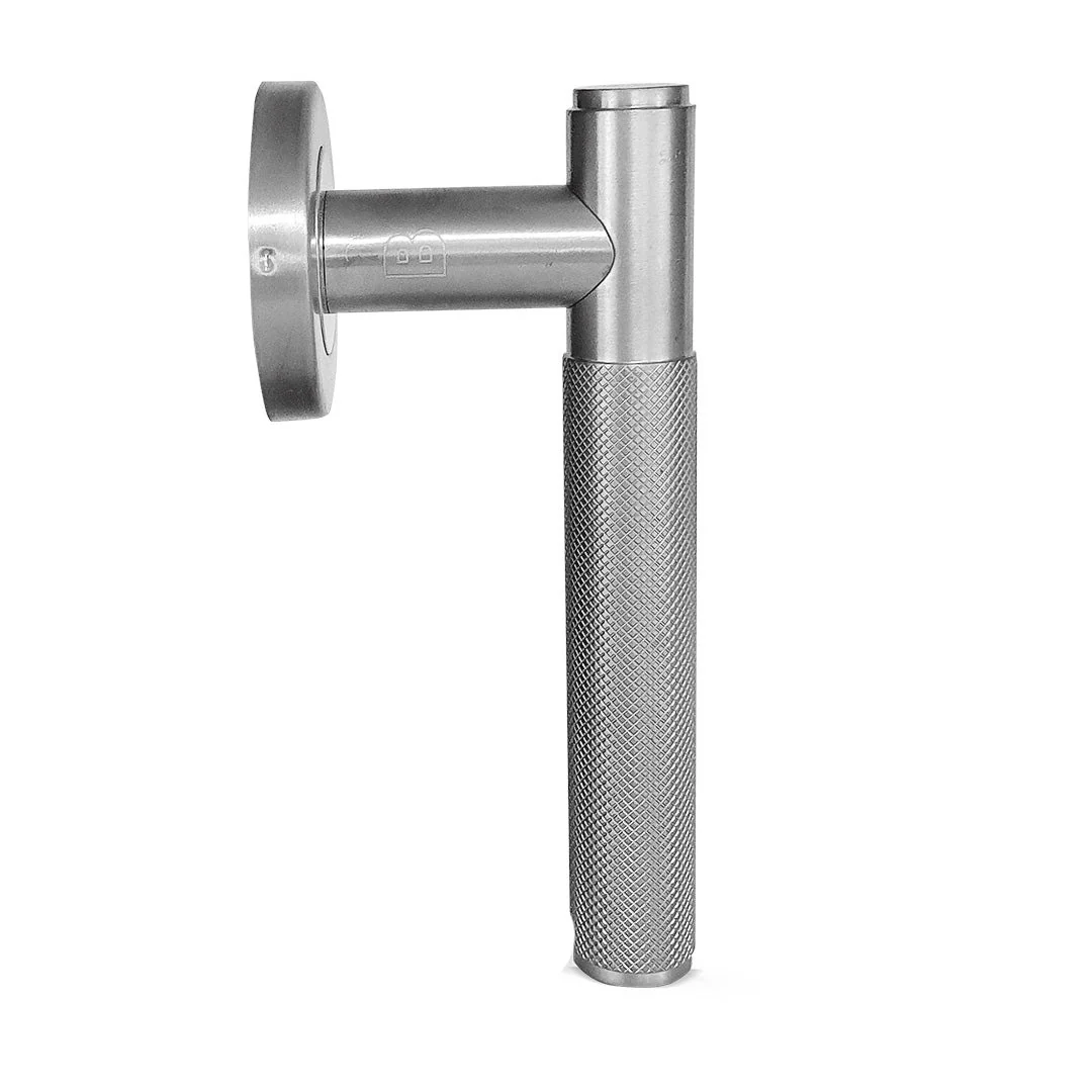Basta Paris Privacy Door Handle Lever On Rose | Chrome - Image 2
