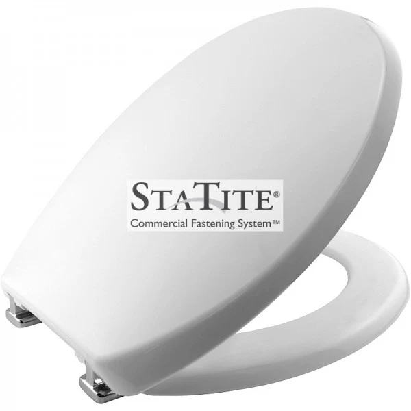 Bemis Buxton Sta-Tite White Toilet Seat - Image 2