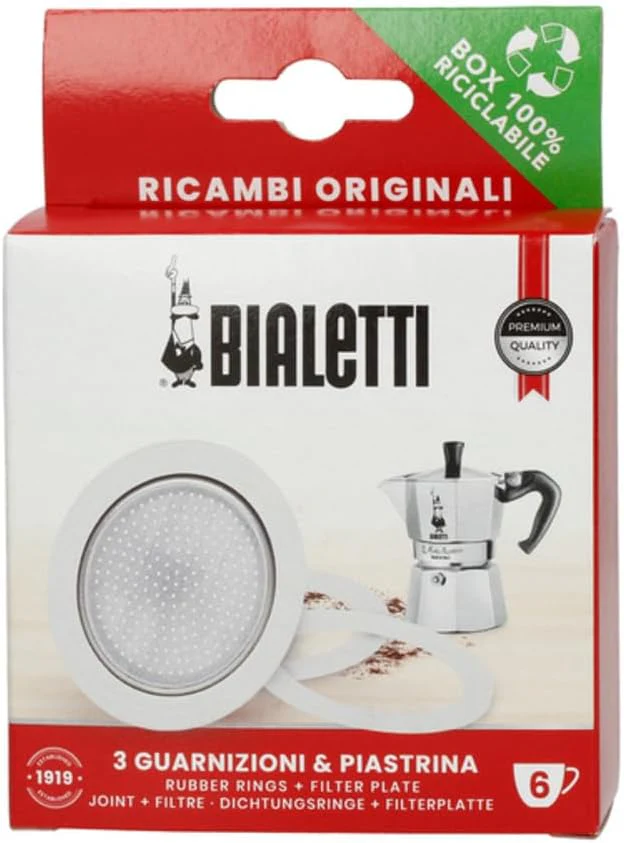 Bialetta Gasket and Filter Plate 6 Cup
