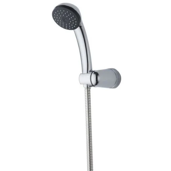 Blue Canyon Chrome Gamma Single Mode Shower Set - 1.5m, Shower Head, Shower Hose