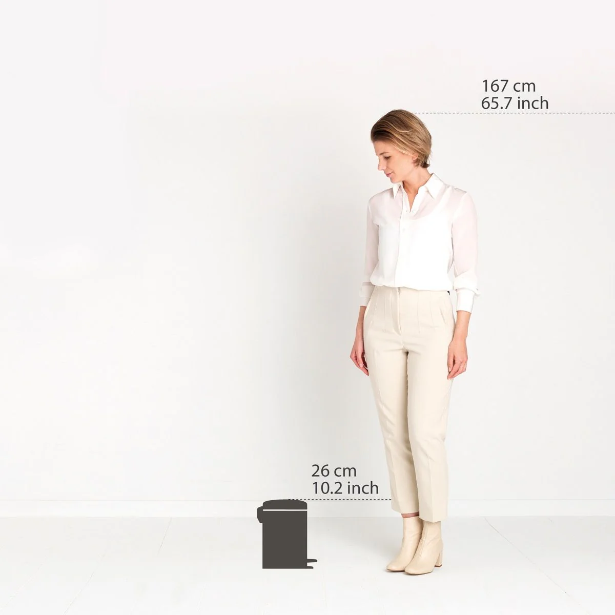 Brabantia 3L Pedal Bin | Platinum - Image 3
