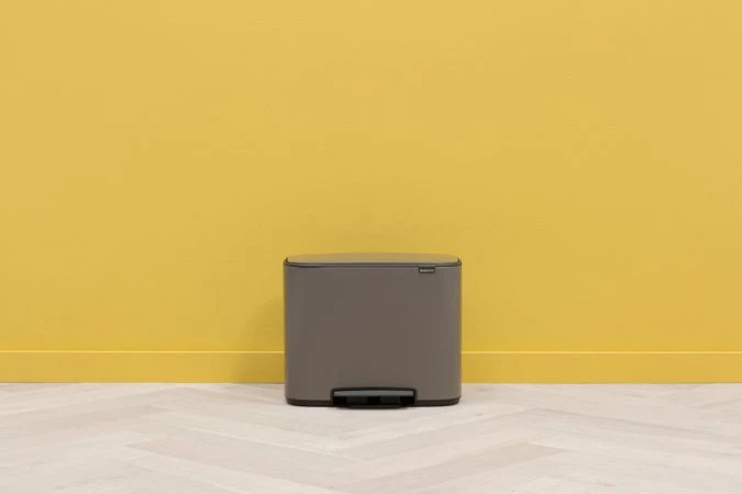 Brabantia Bo Double Pedal Bin 11+23L | Platinum - Image 4
