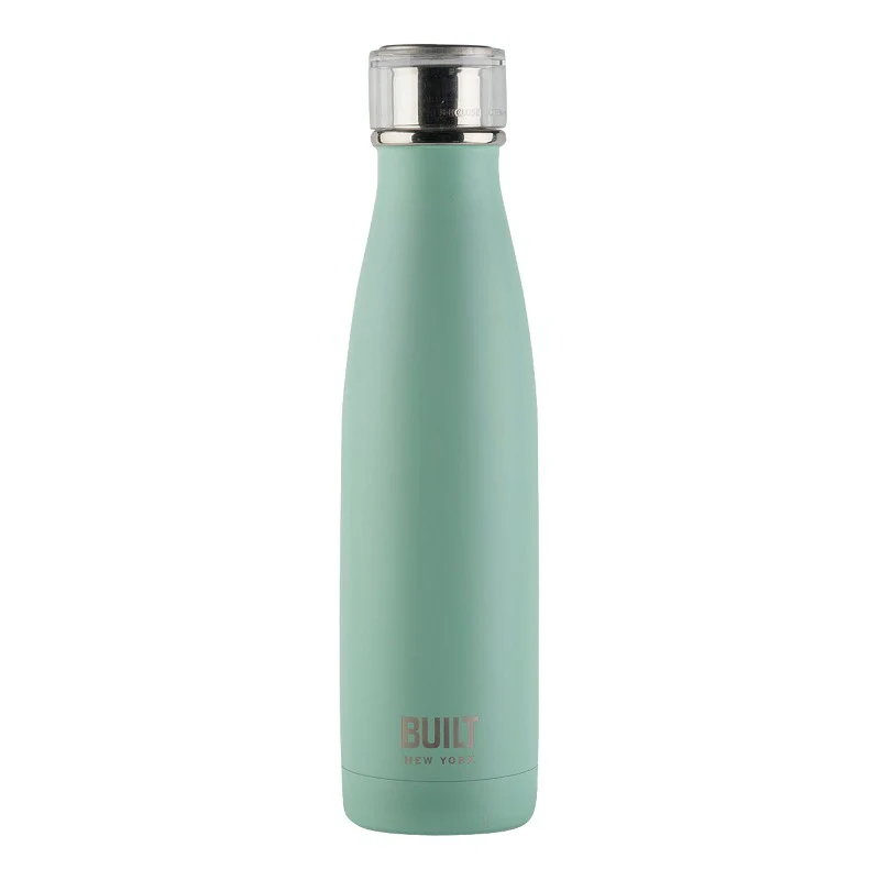 BUILT 480ml Double Walled Stainless Steel Water Bottle Mint