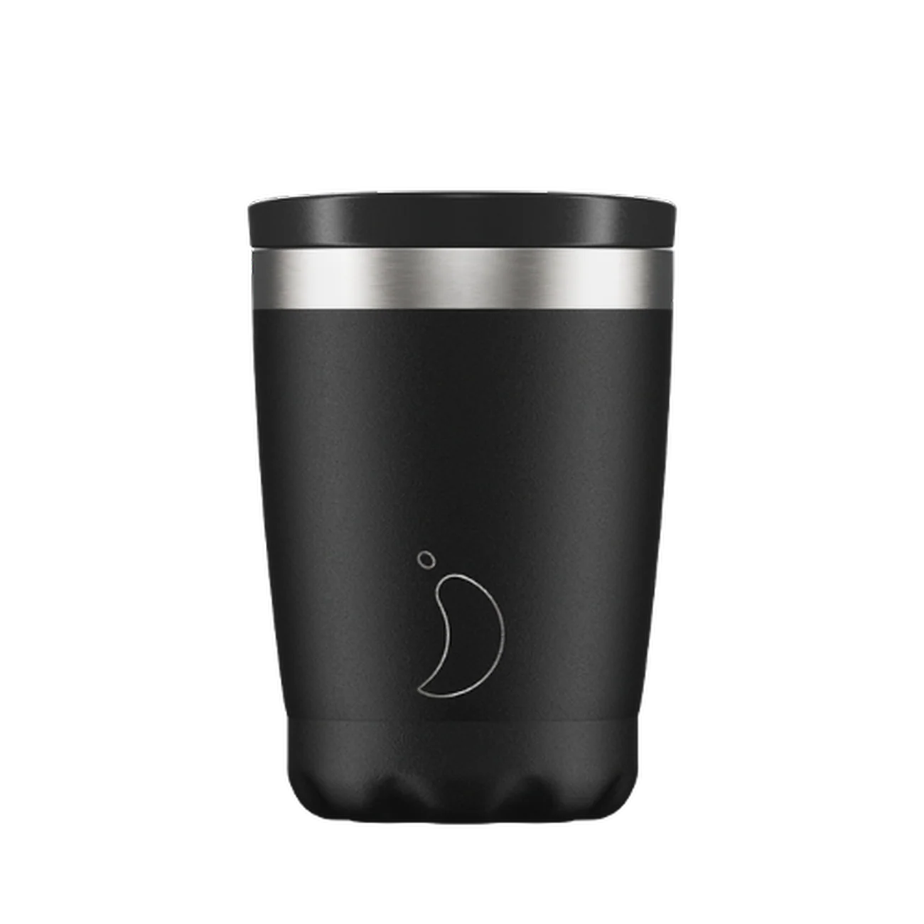 Chillys Coffee Cup Mono Black 340ml