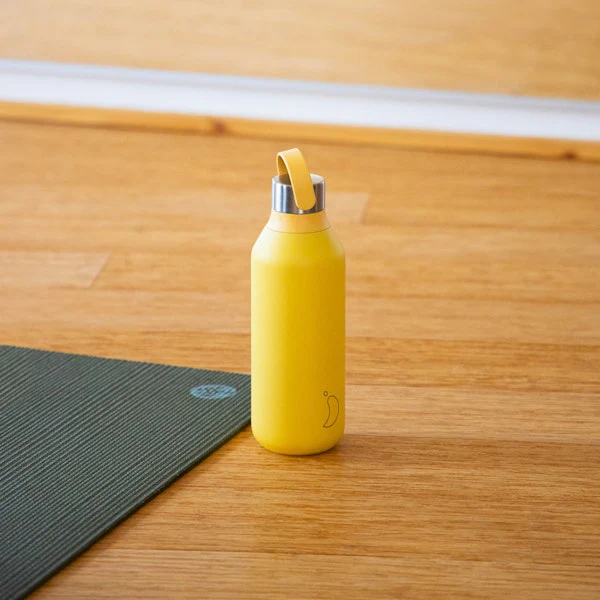 Chilly's Insulated Drinks Bottle 1L - Pollen Yellow - Image 2