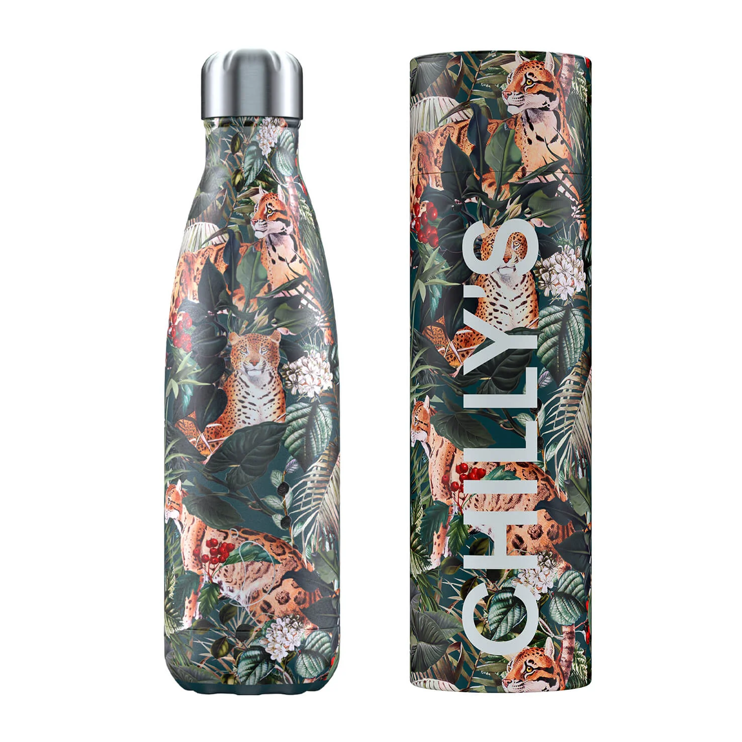 Chillys Leopard Water Bottle 500ml - Image 2
