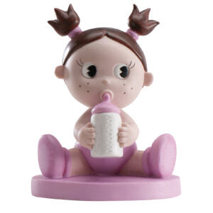 Christening/Baptism Baby Girl with Bottle