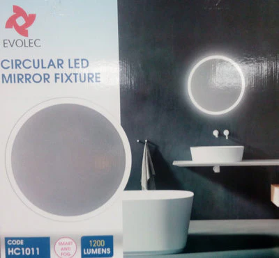 CIRCULAR LED DIMMABLE MIRROR