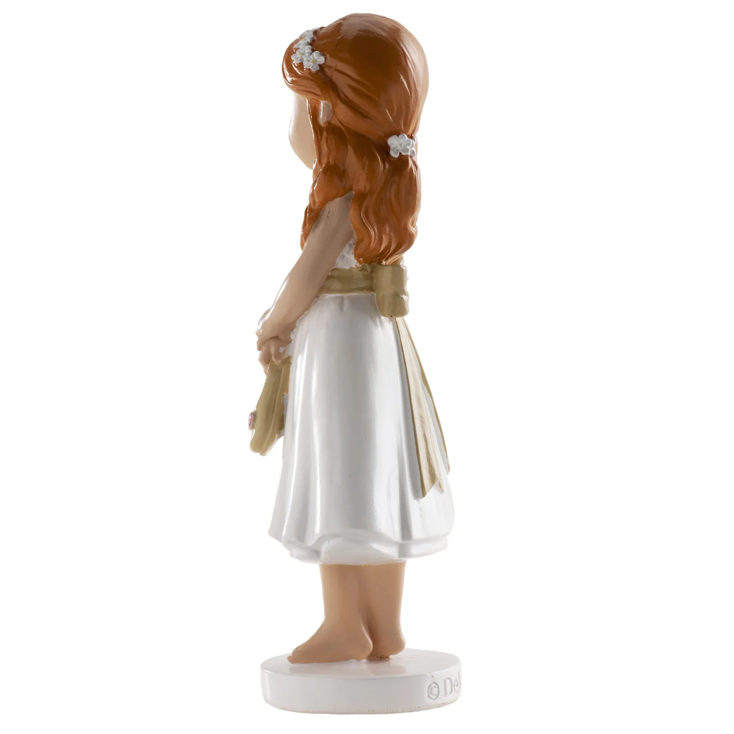 Communion Barefoot Girl Cake Topper 13cm - Image 5